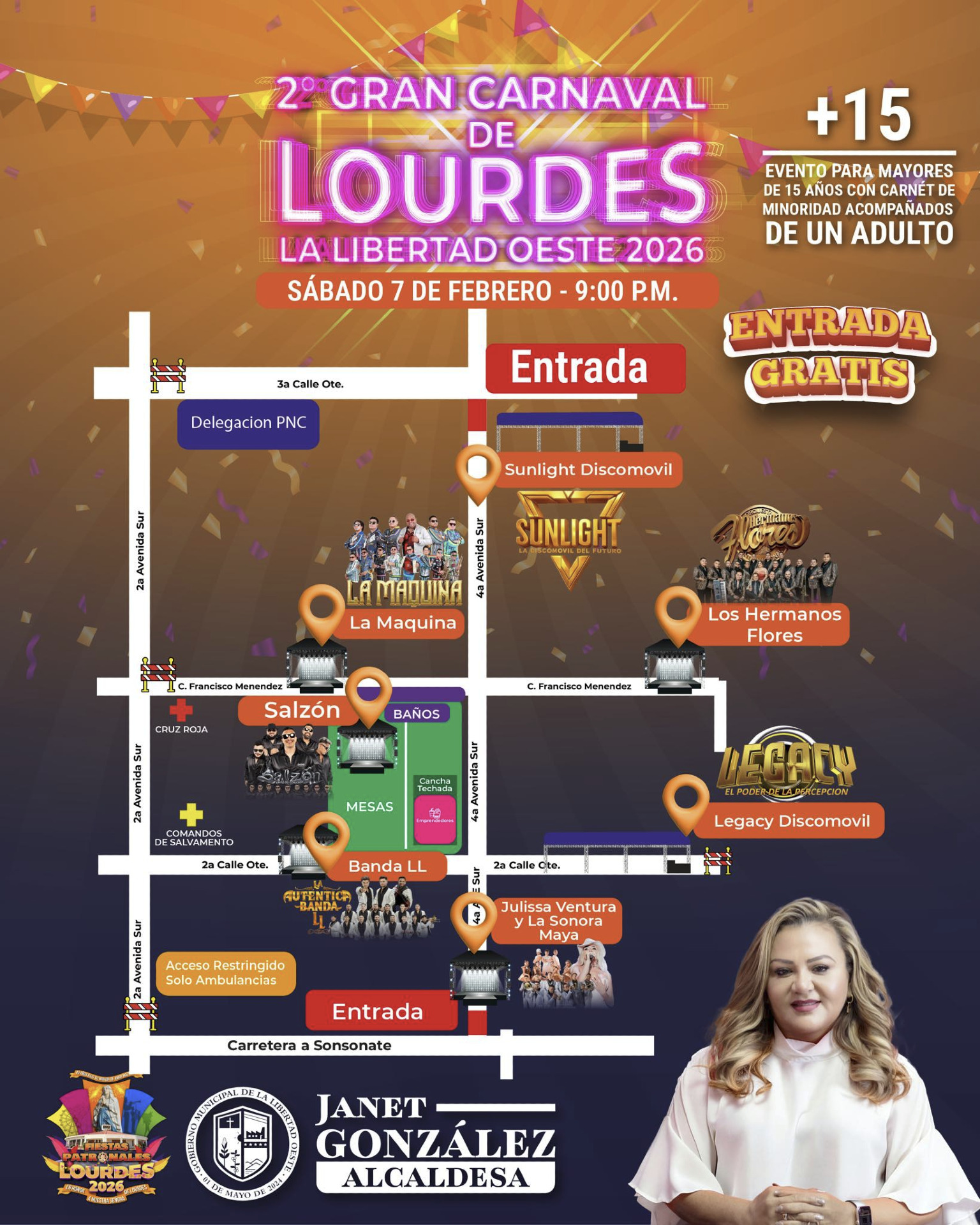 Parrandón musical en Lourdes, La Libertad...!!