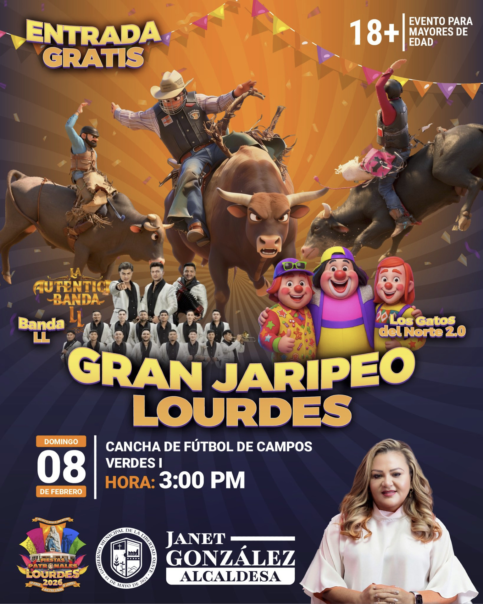 Parrandón musical en Lourdes, La Libertad...!!