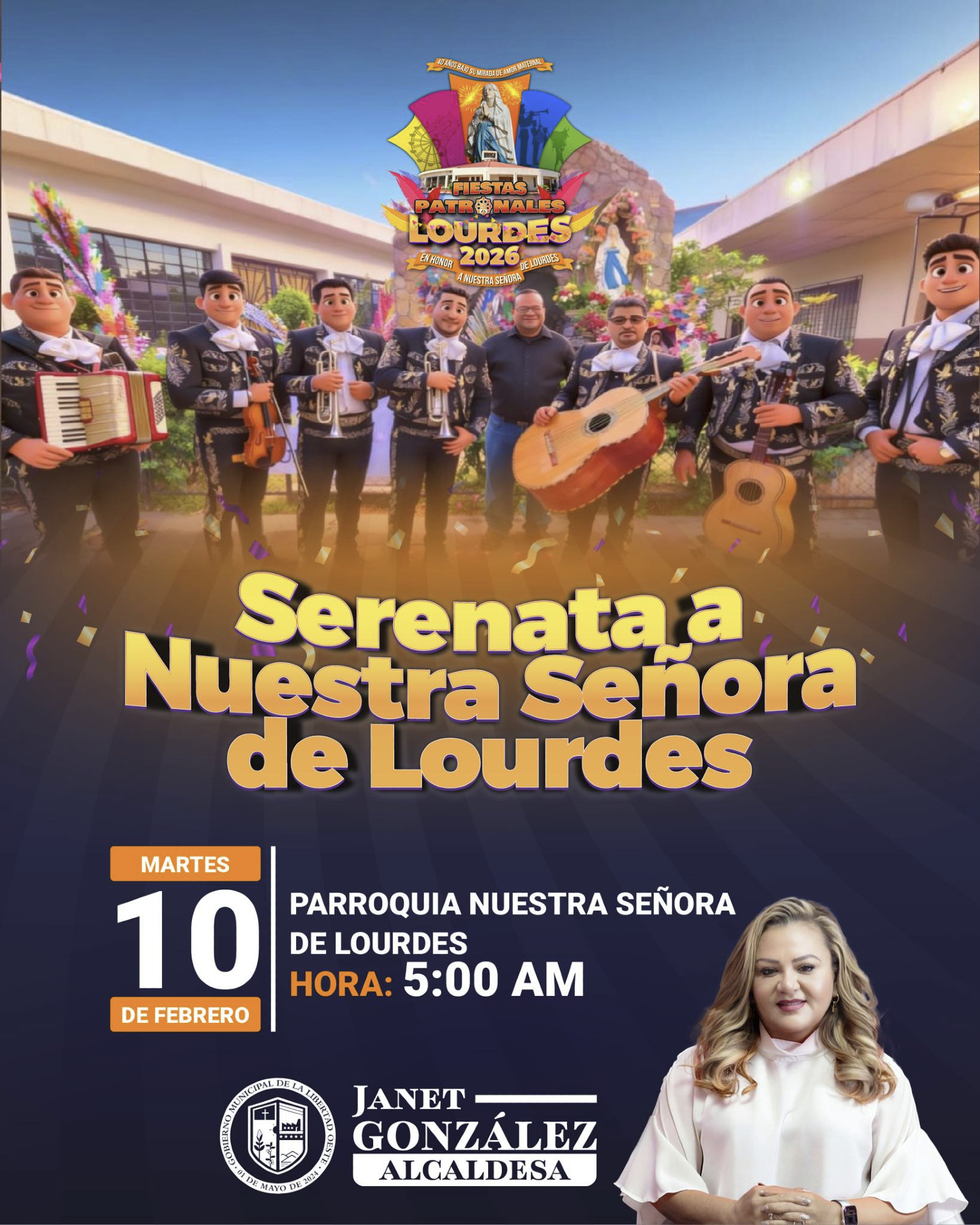 Parrandón musical en Lourdes, La Libertad...!!
