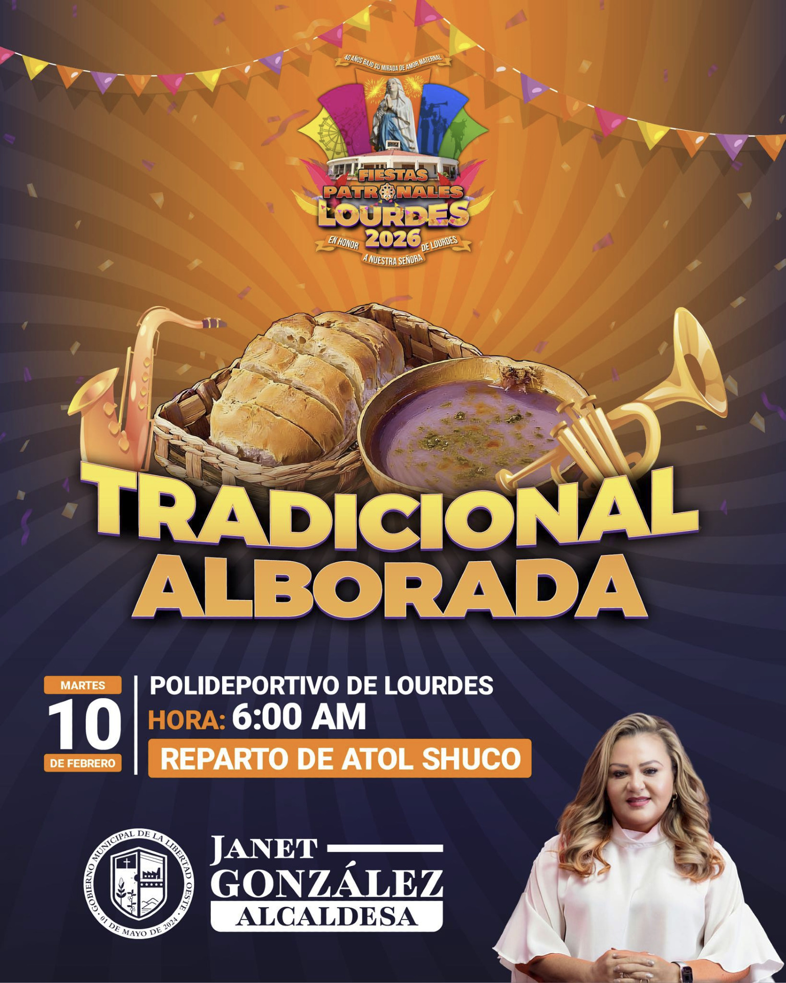 Parrandón musical en Lourdes, La Libertad...!!