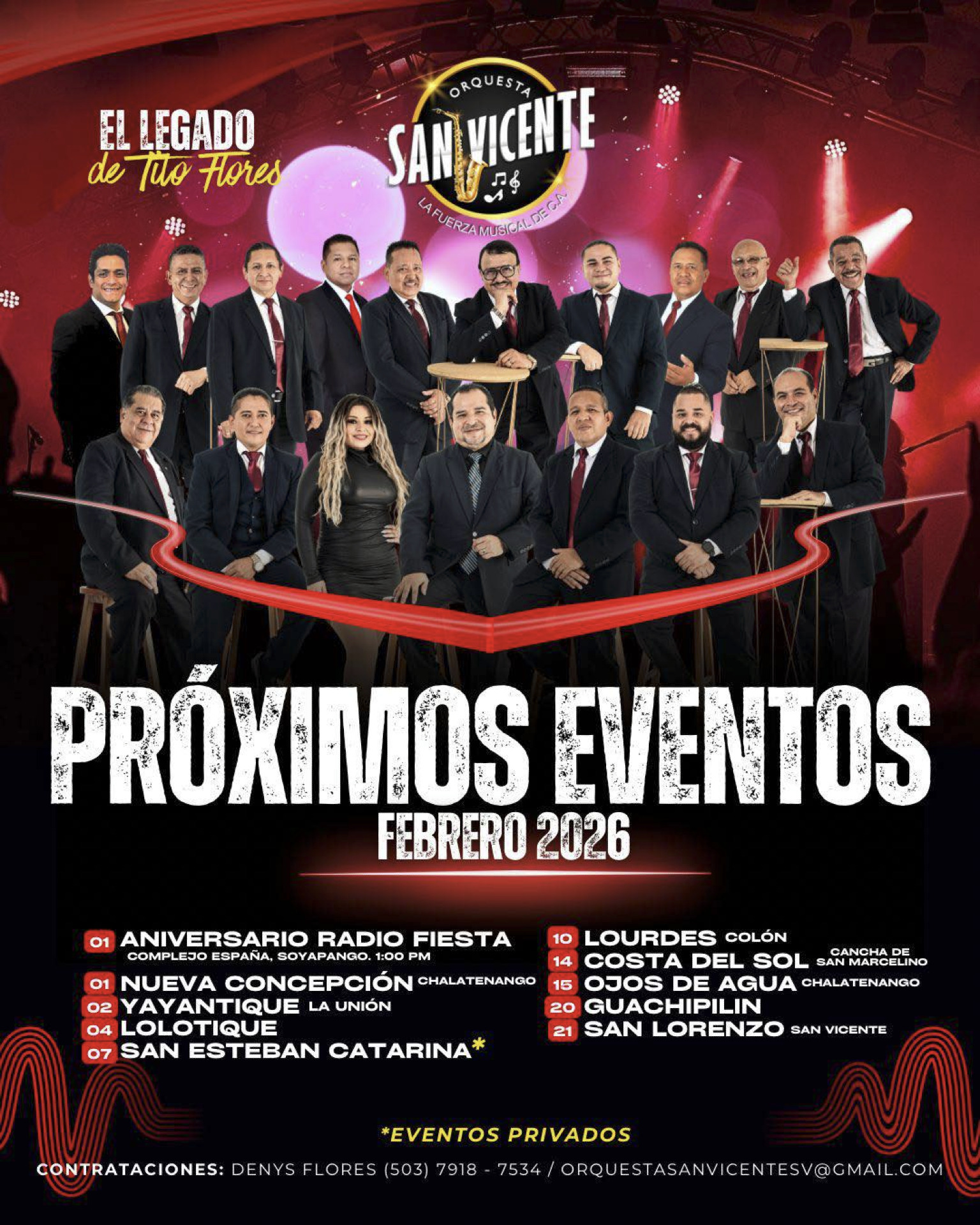 Baila con Orquesta San Vicente !!