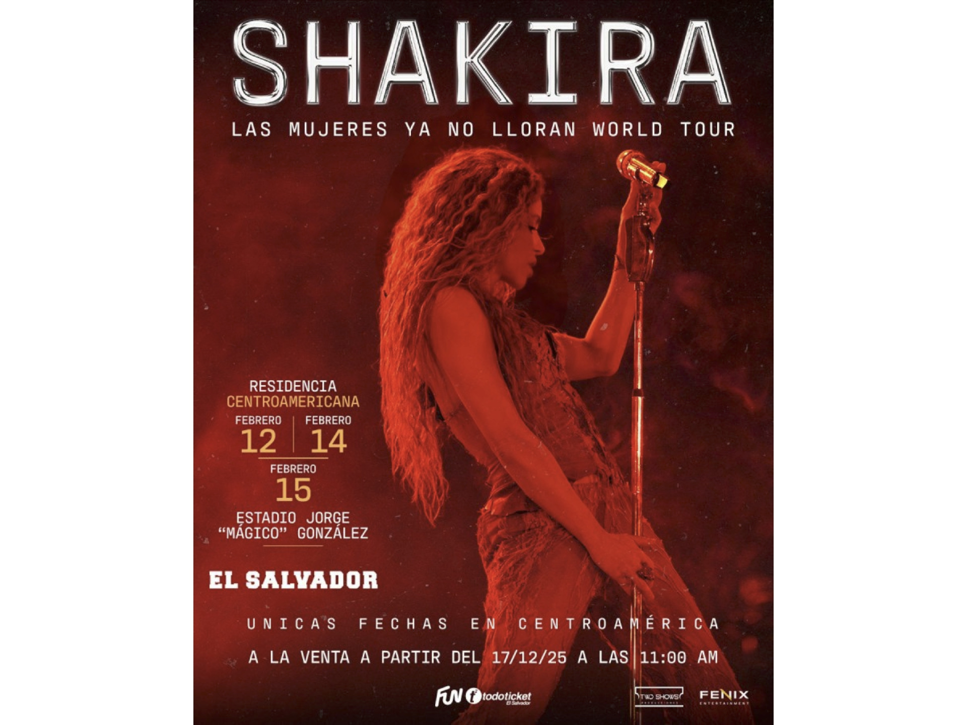 Shakira en El Salvador!!
