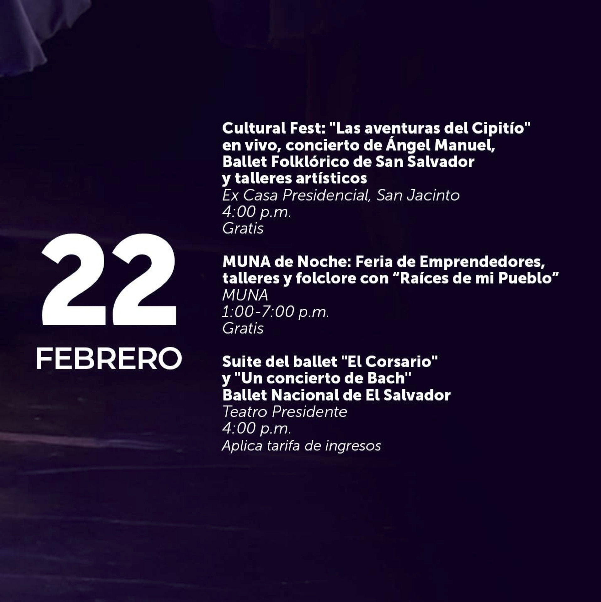 Agenda Cultural de El Salvador