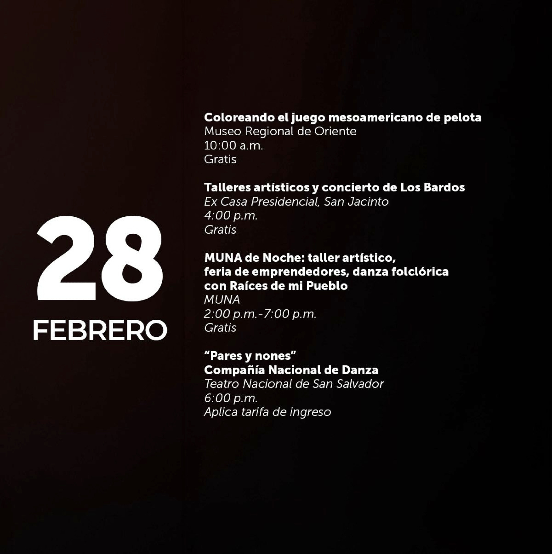 Agenda Cultural de El Salvador