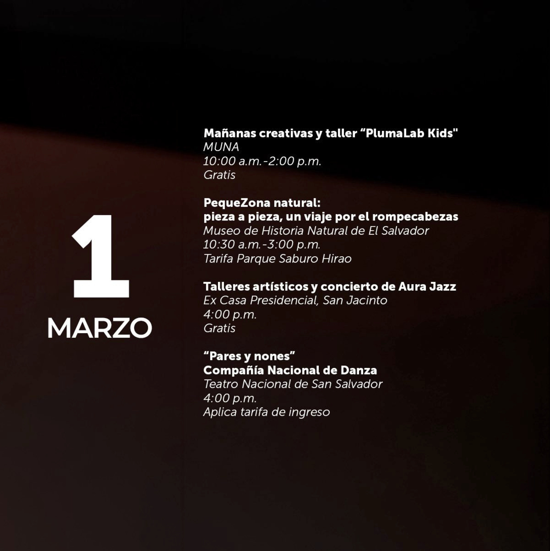 Agenda Cultural de El Salvador