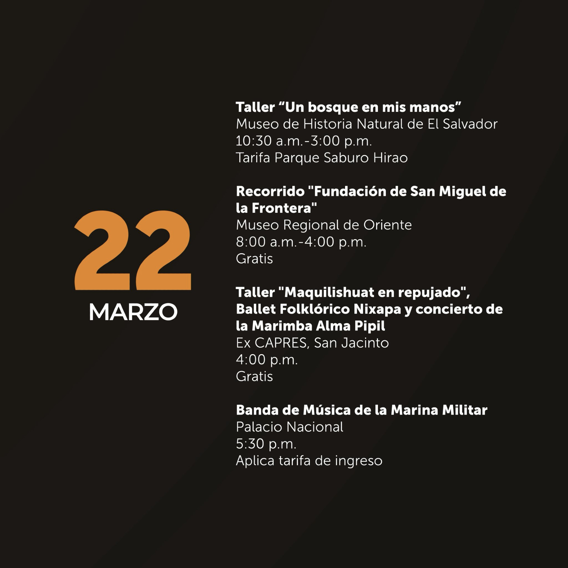 Agenda Cultural de El Salvador