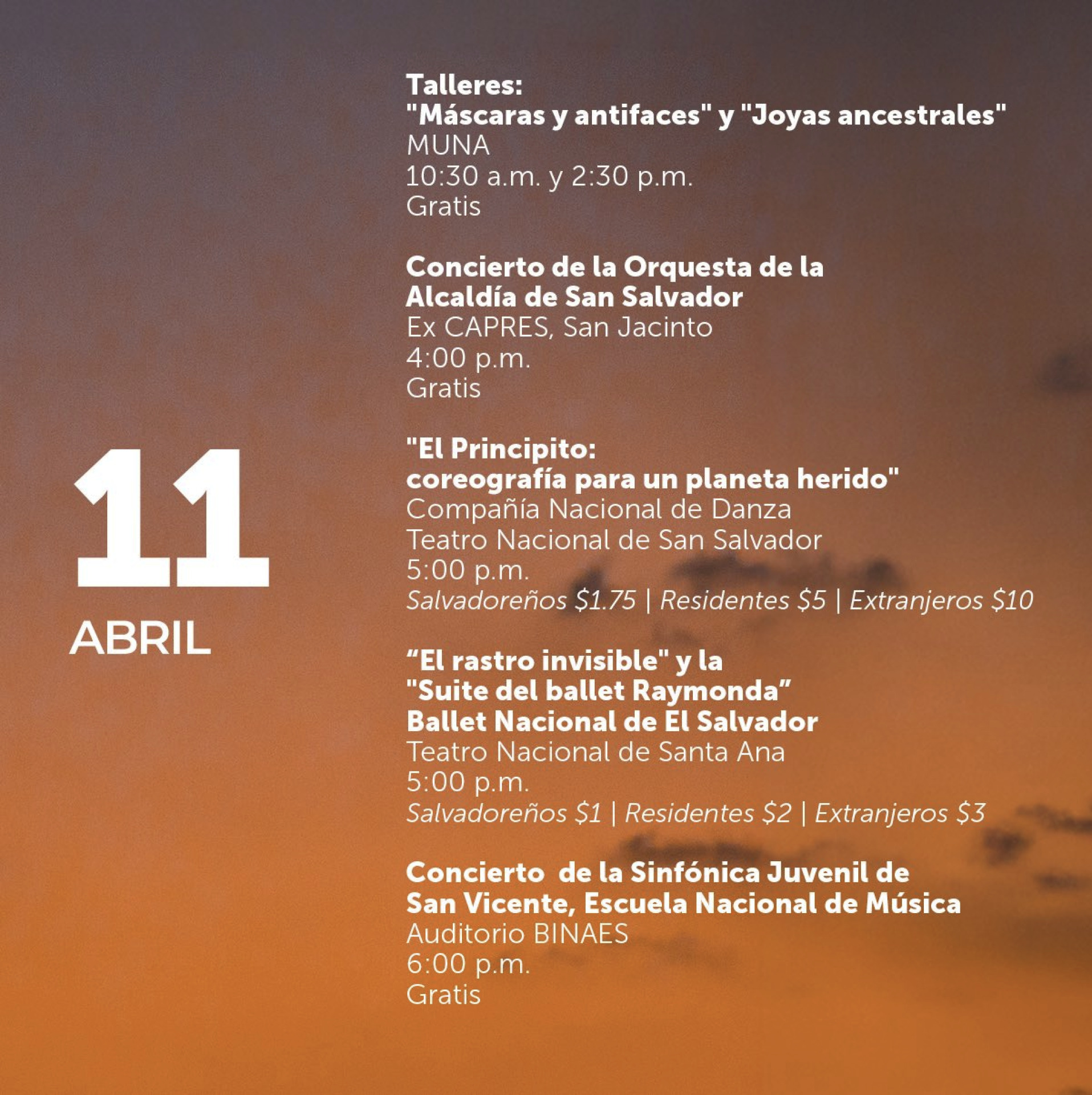 Agenda Cultural de El Salvador