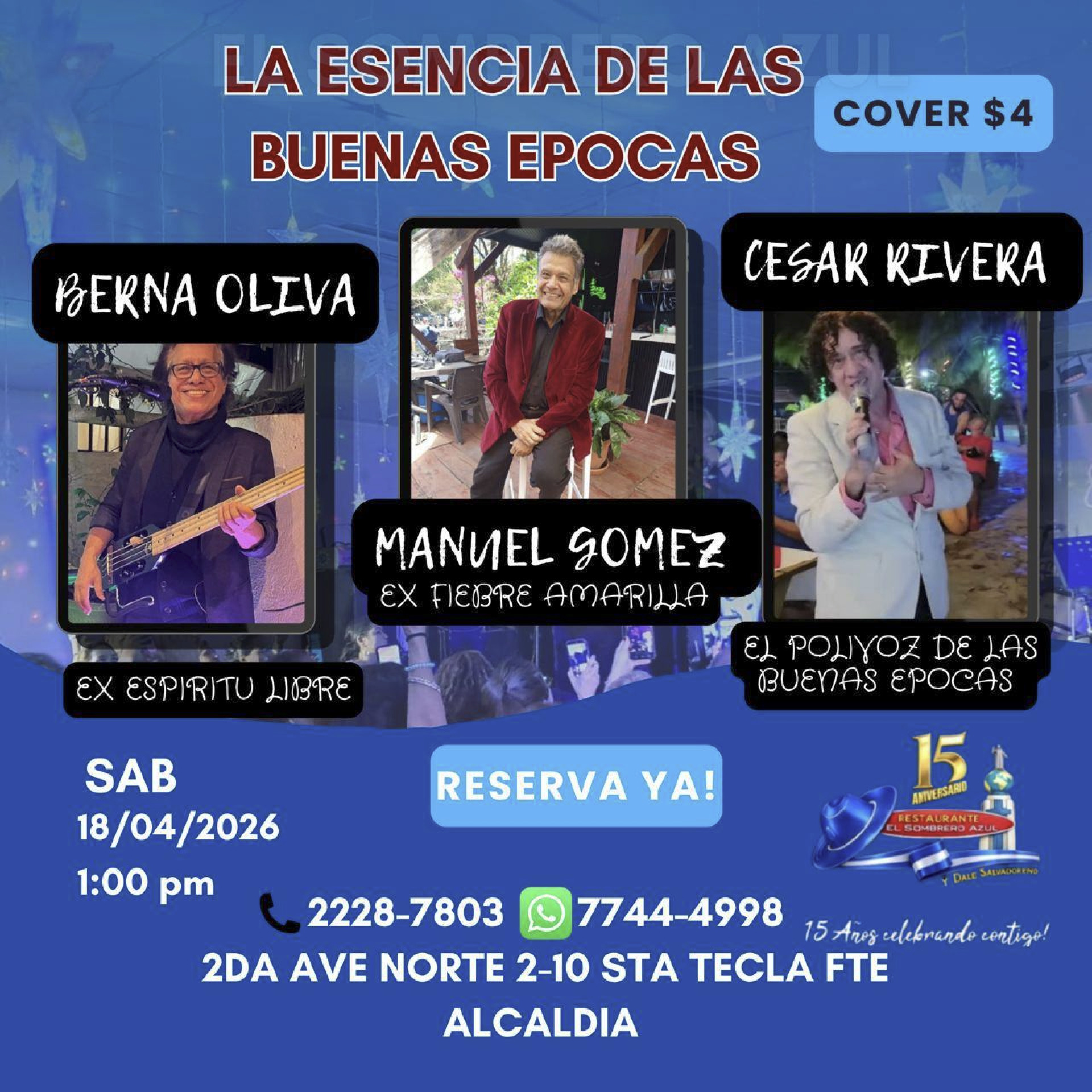 Semana bailable en Sombrero Azul !!