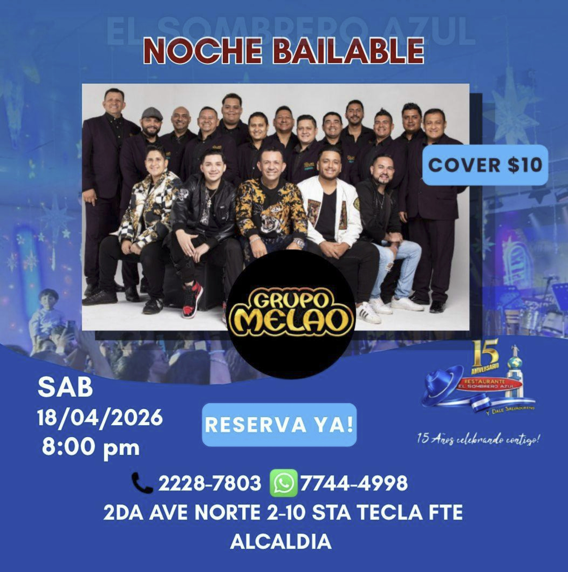 Semana bailable en Sombrero Azul !!