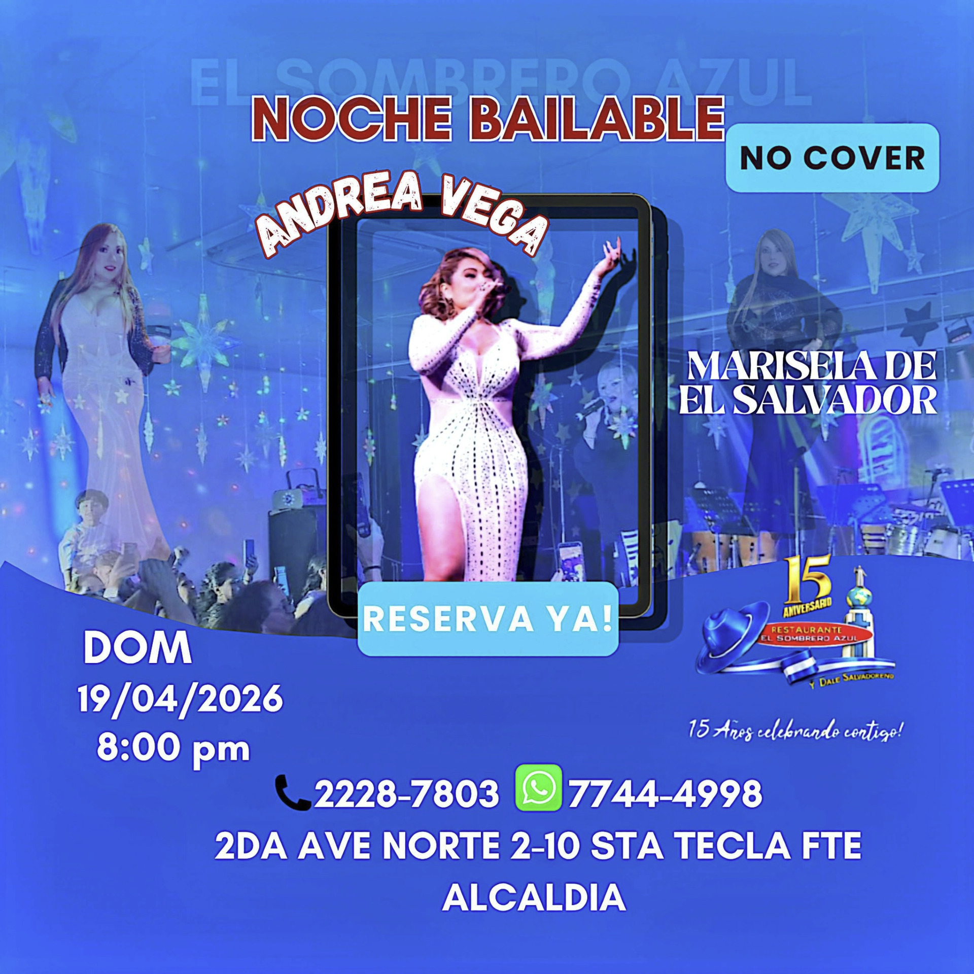 Semana bailable en Sombrero Azul !!