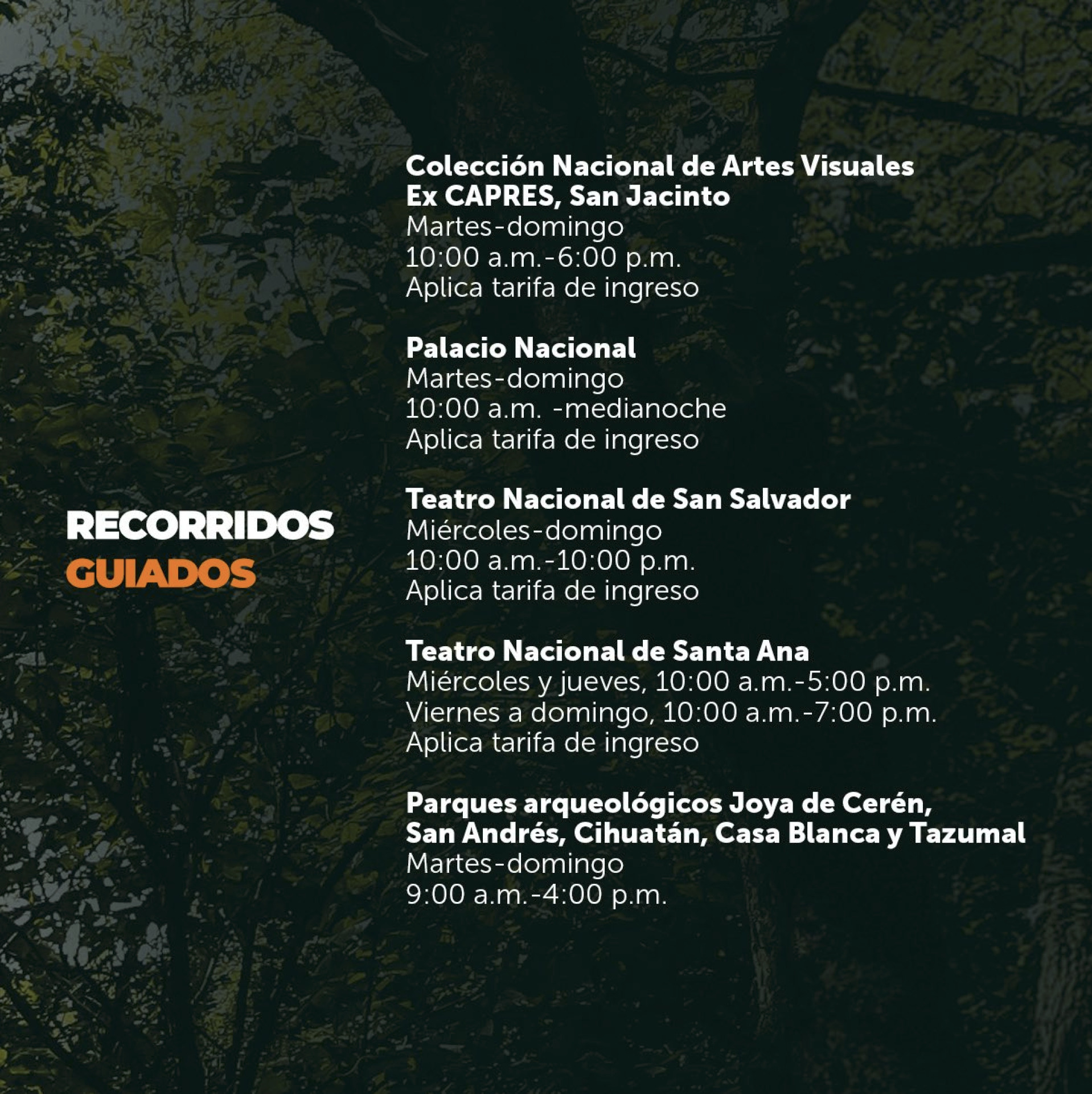 Agenda Cultural de El Salvador