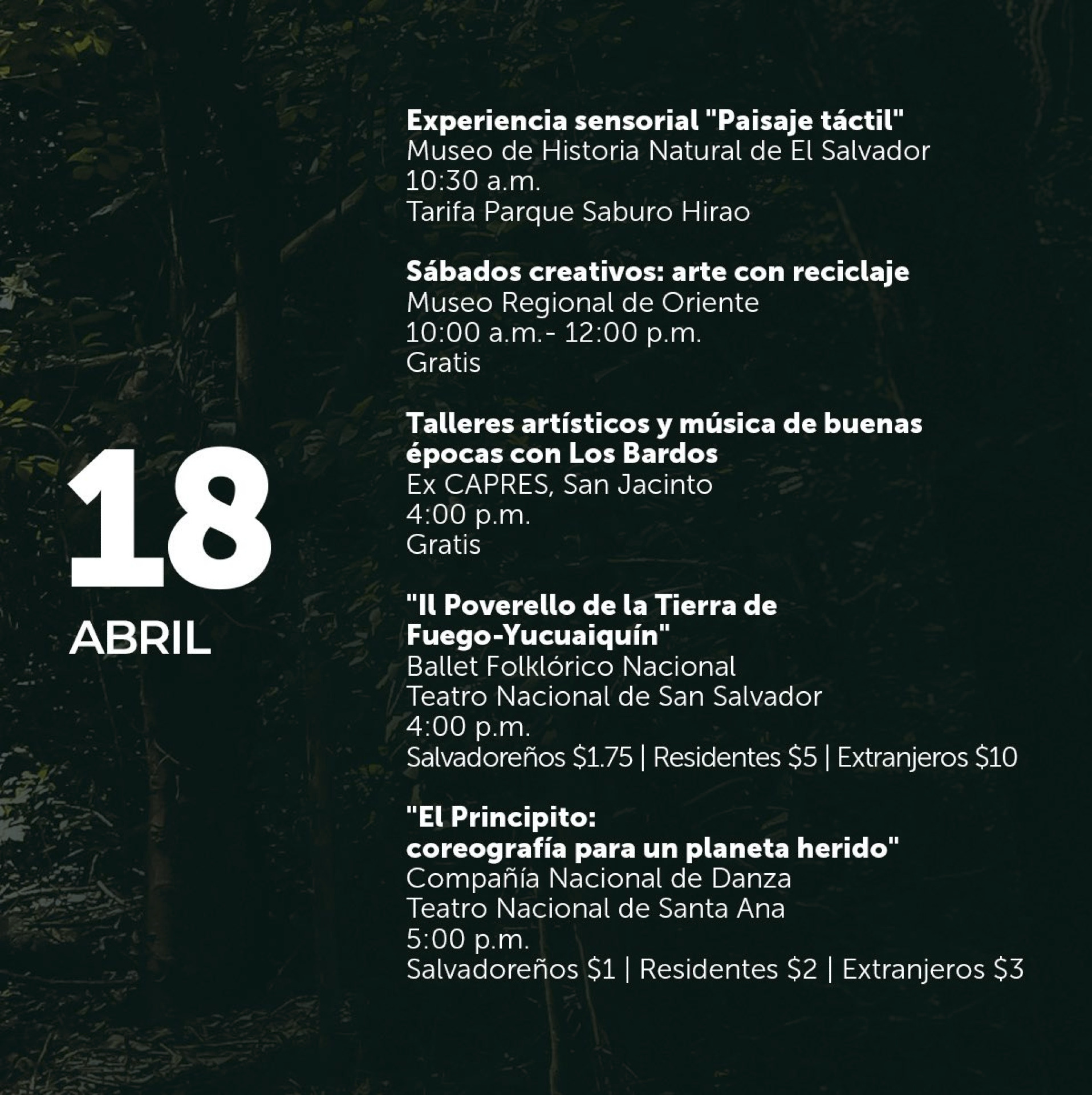 Agenda Cultural de El Salvador