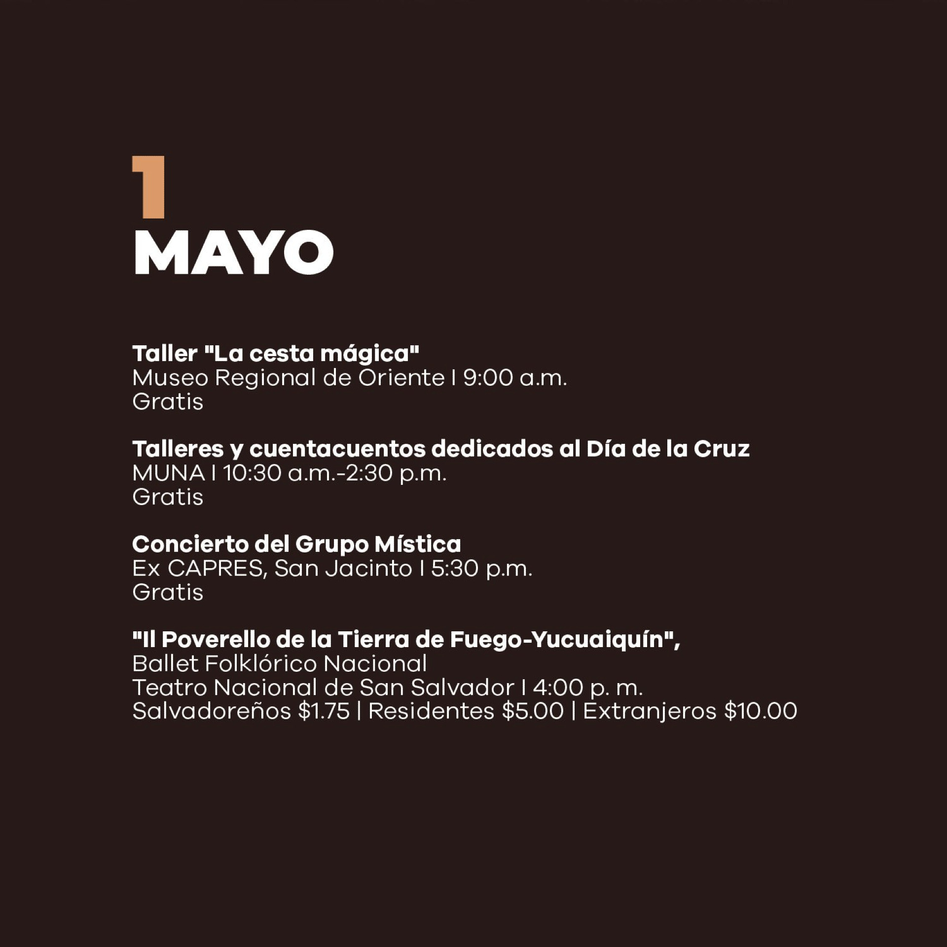 Agenda Cultural de El Salvador
