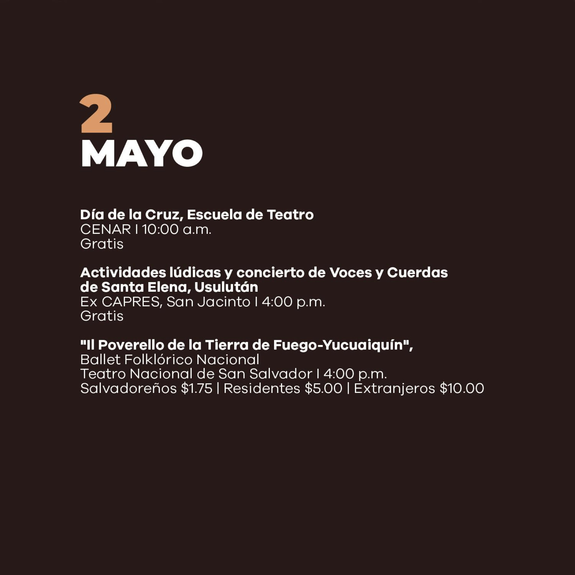 Agenda Cultural de El Salvador