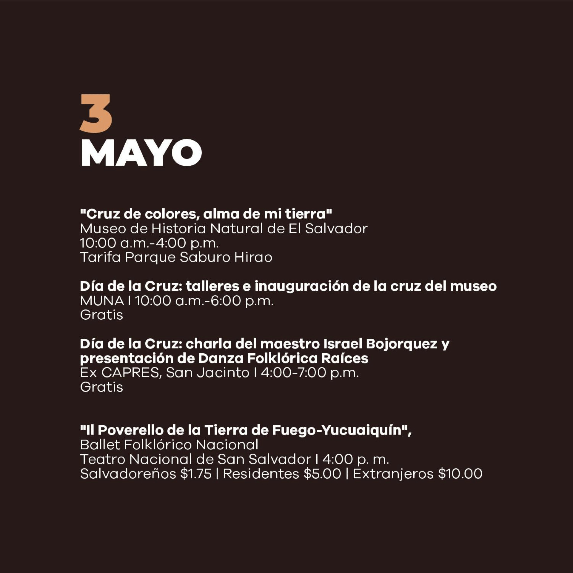 Agenda Cultural de El Salvador
