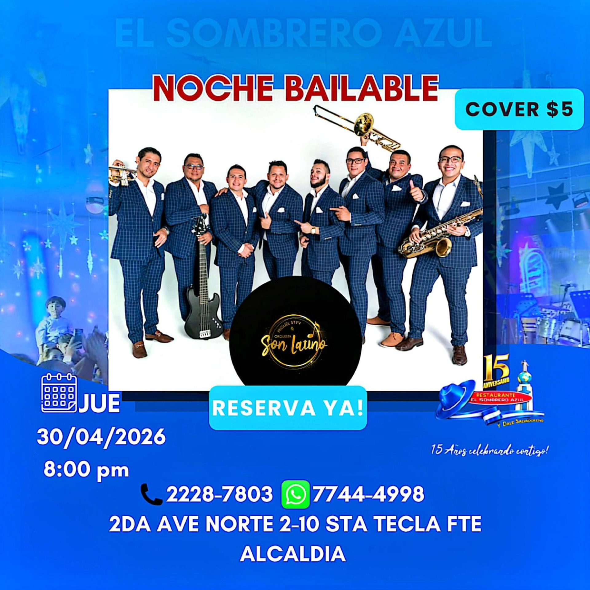 Semana bailable en Sombrero Azul !!