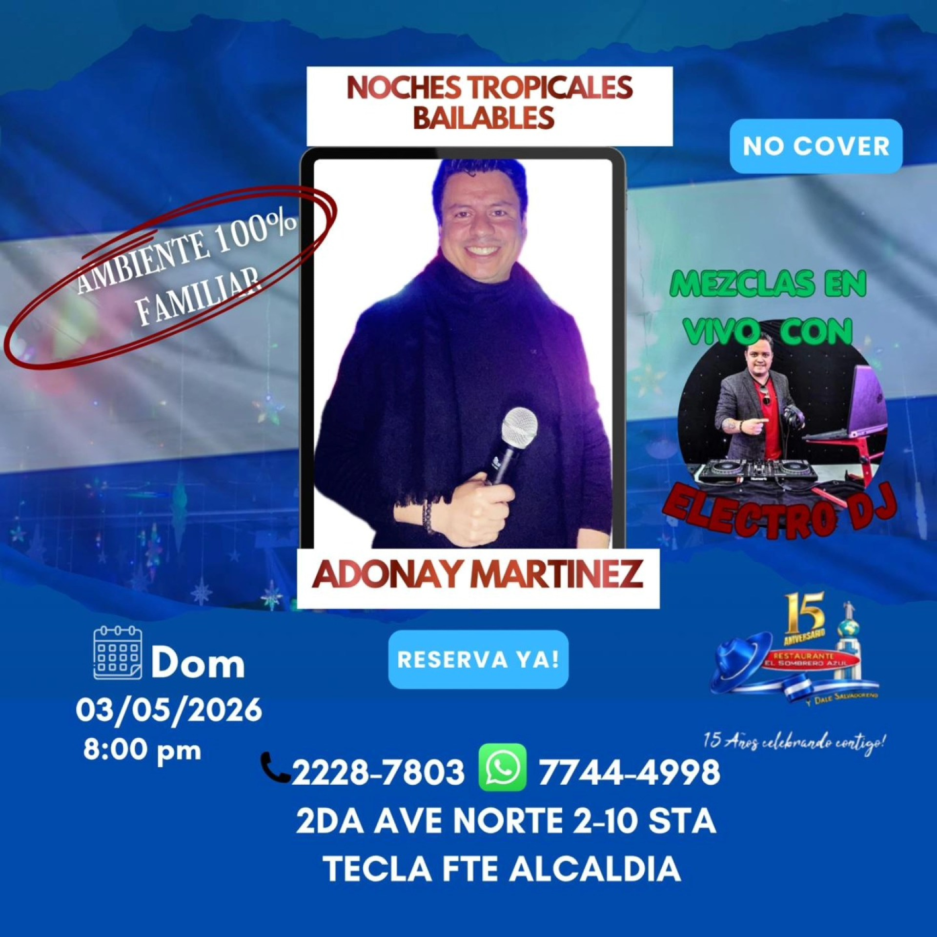 Semana bailable en Sombrero Azul !!