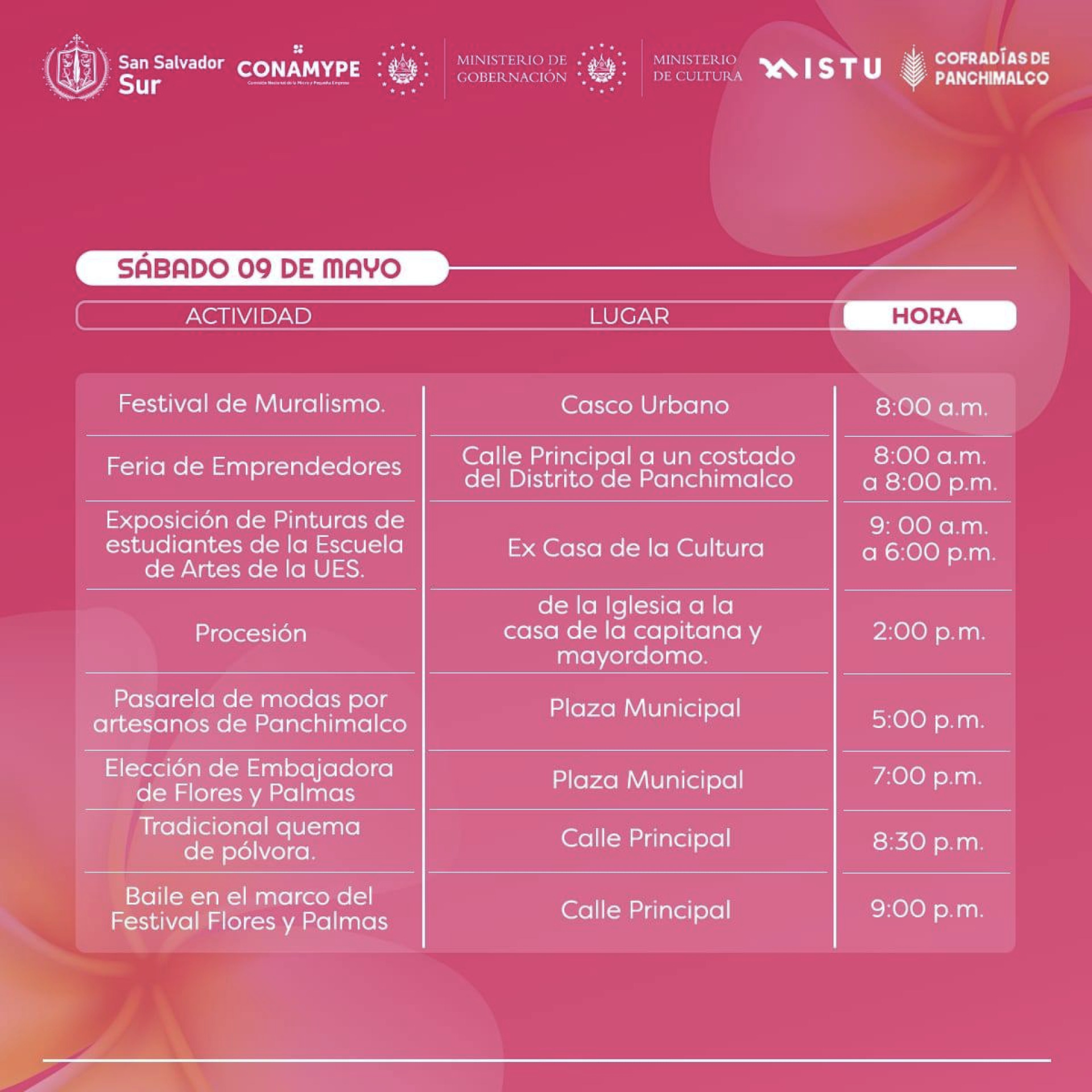 Feria de las Flores y las Palmas en Panchimalco