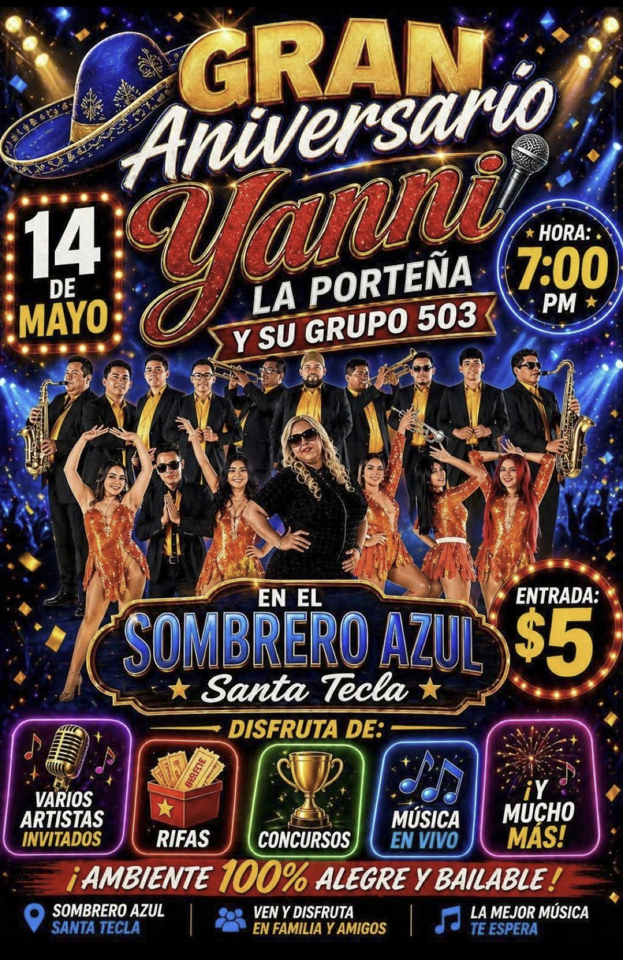 La Fiesta continúa en Sombrero Azul !!