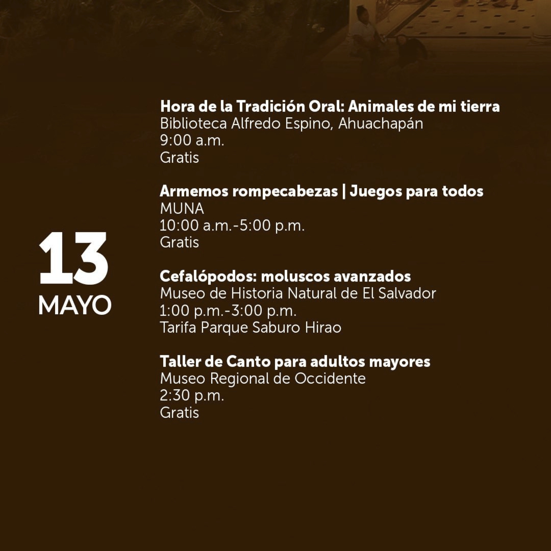 Agenda Cultural de El Salvador