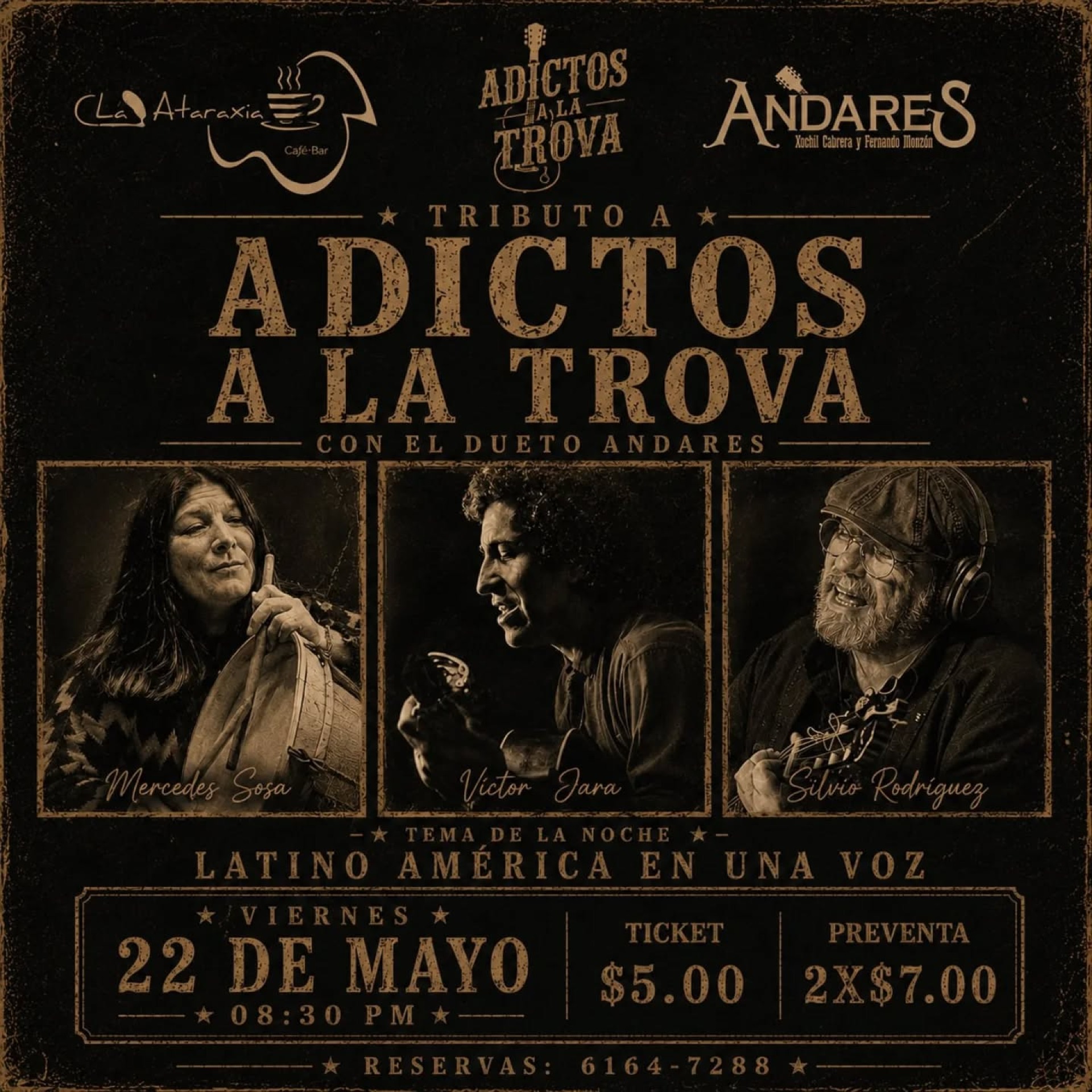 Adictos a la trovas, en La Ataraxia
