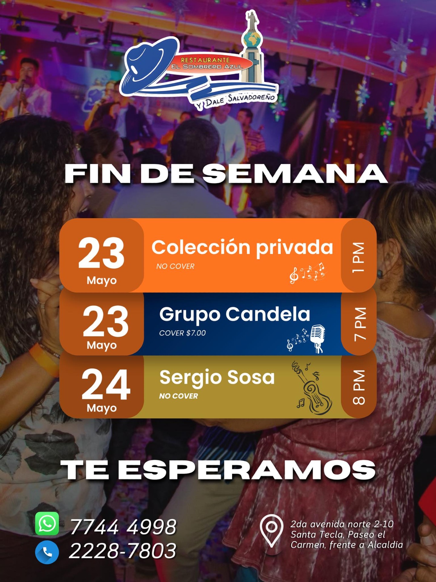El fin de semana se vive con todo en El Sombrero Azul