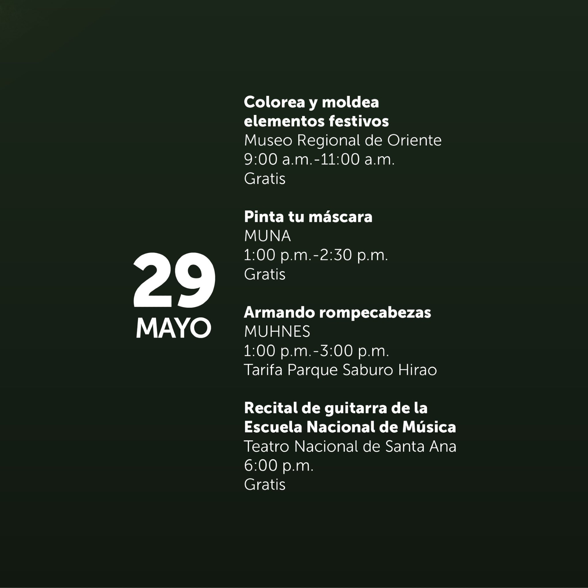La cultura continúa llegando