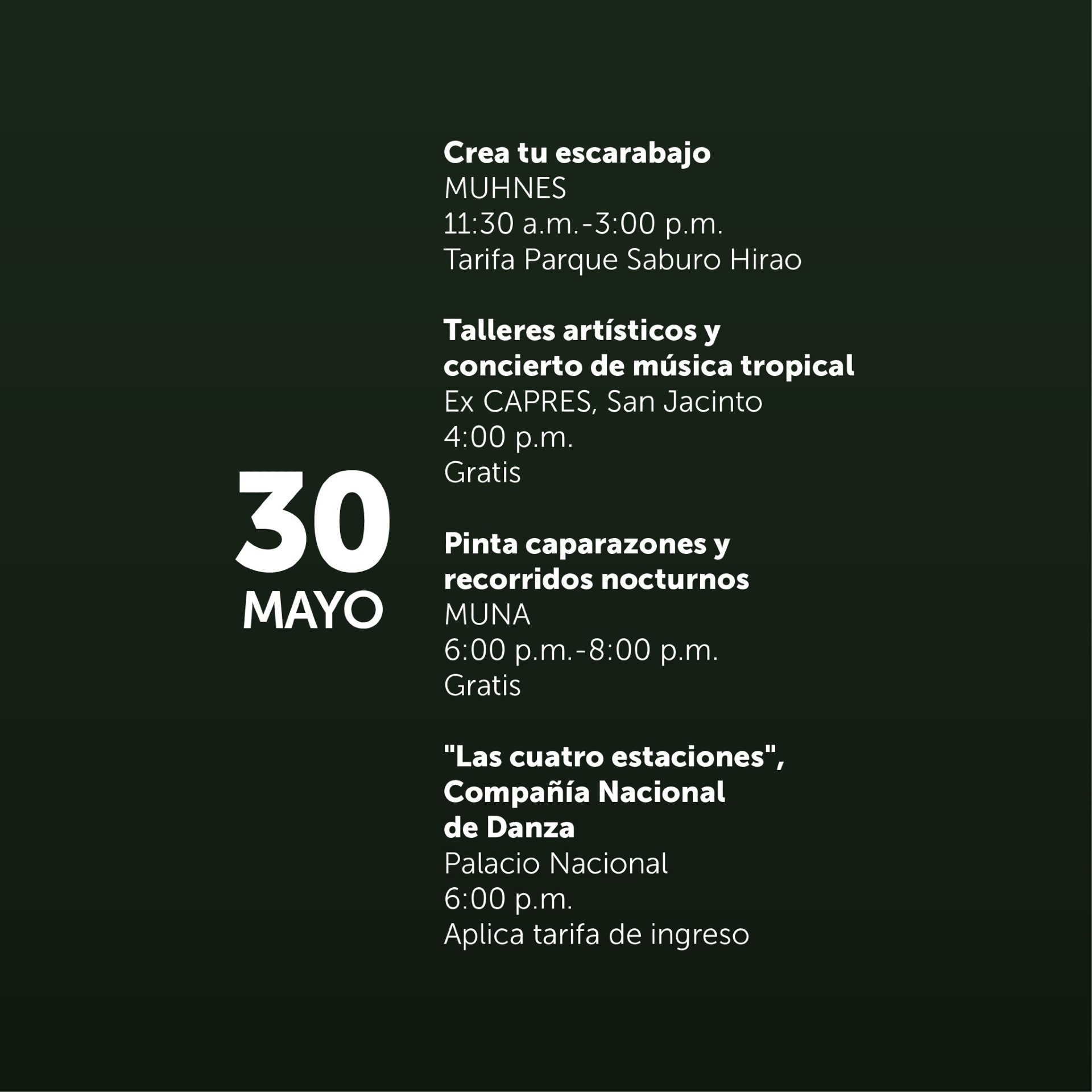 La cultura continúa llegando