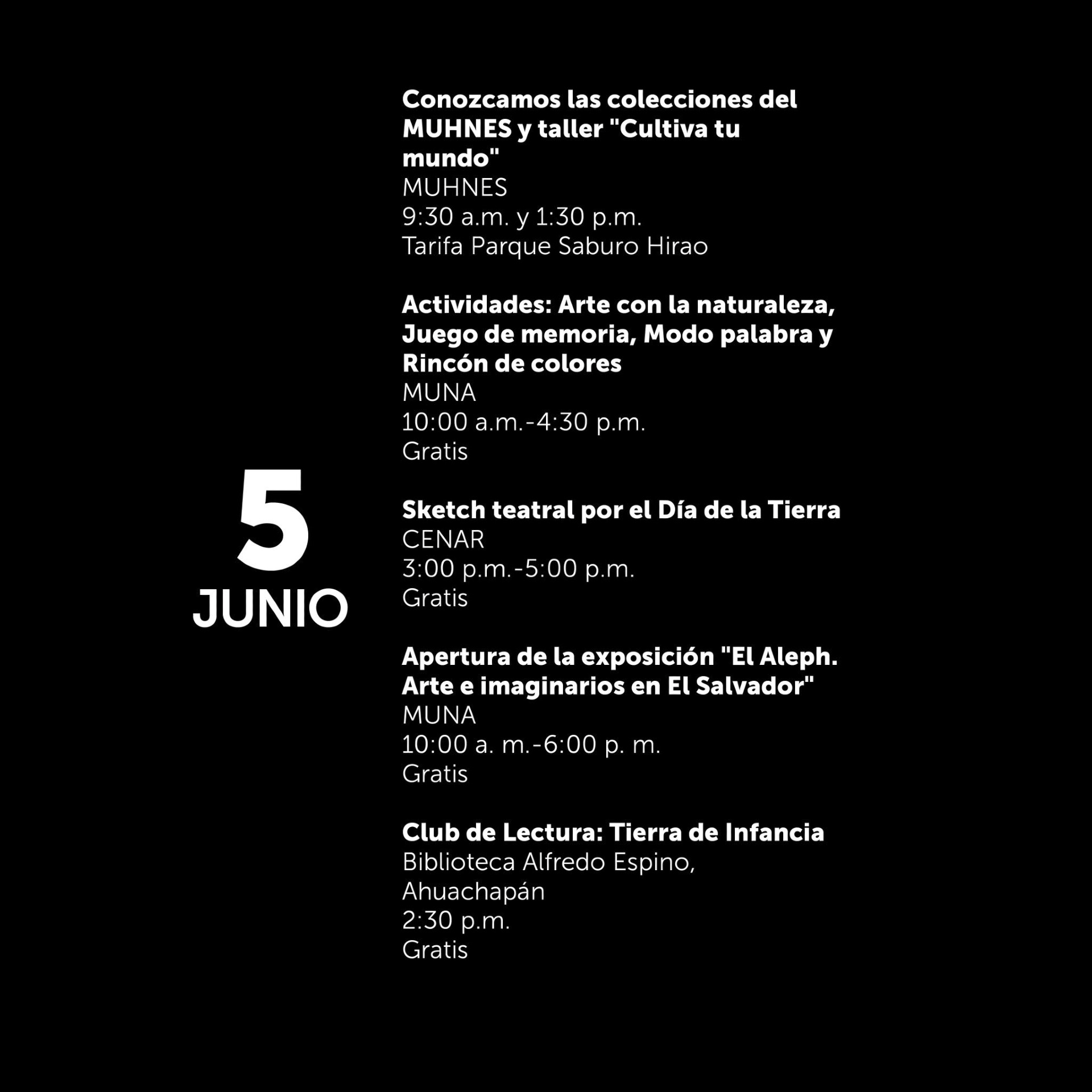 La cultura continúa llegando