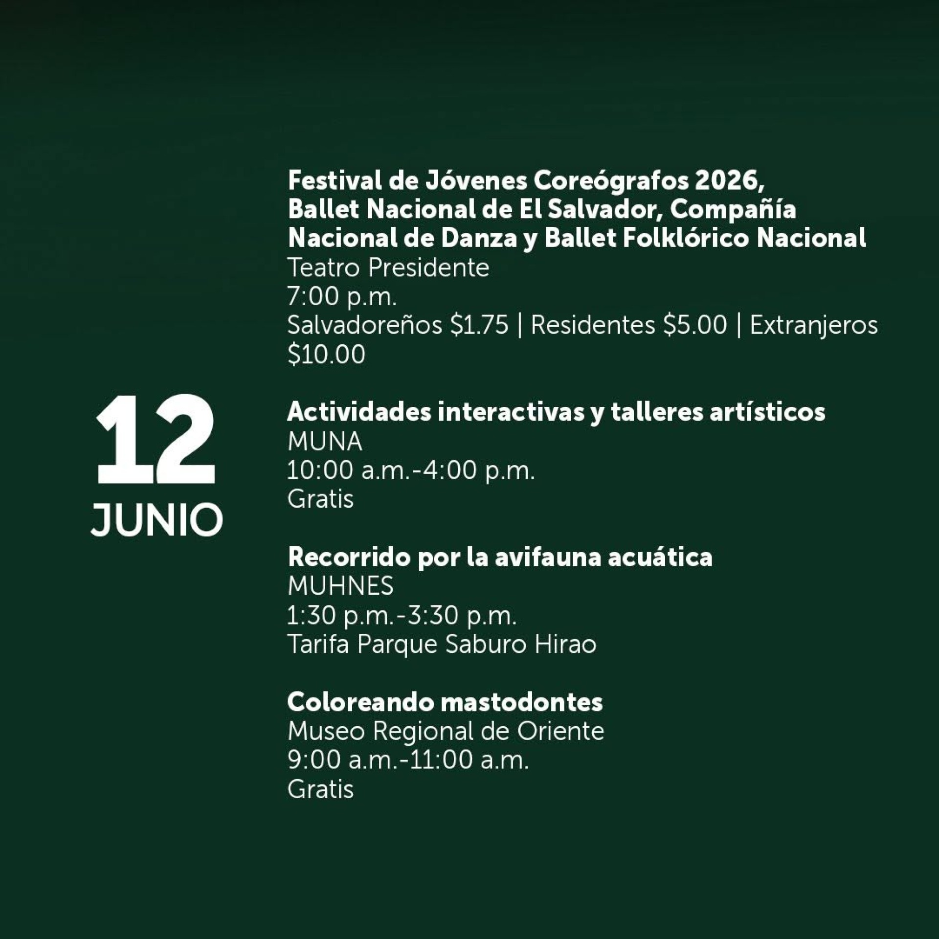 Esta semana, la cultura te espera con propuestas para disfrutar, aprender y crear.