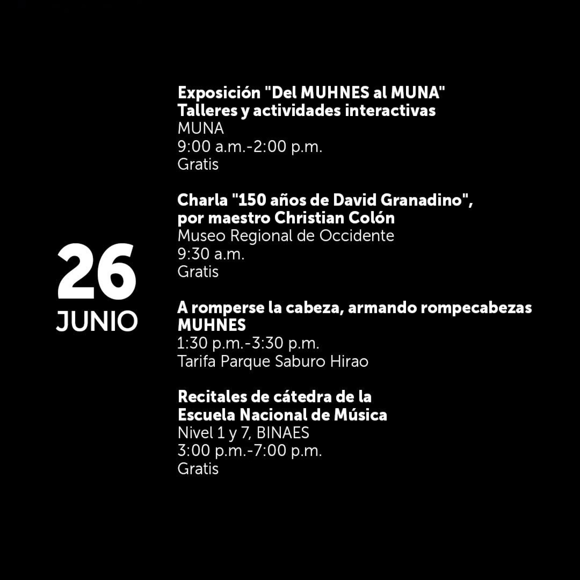Agenda Cultural