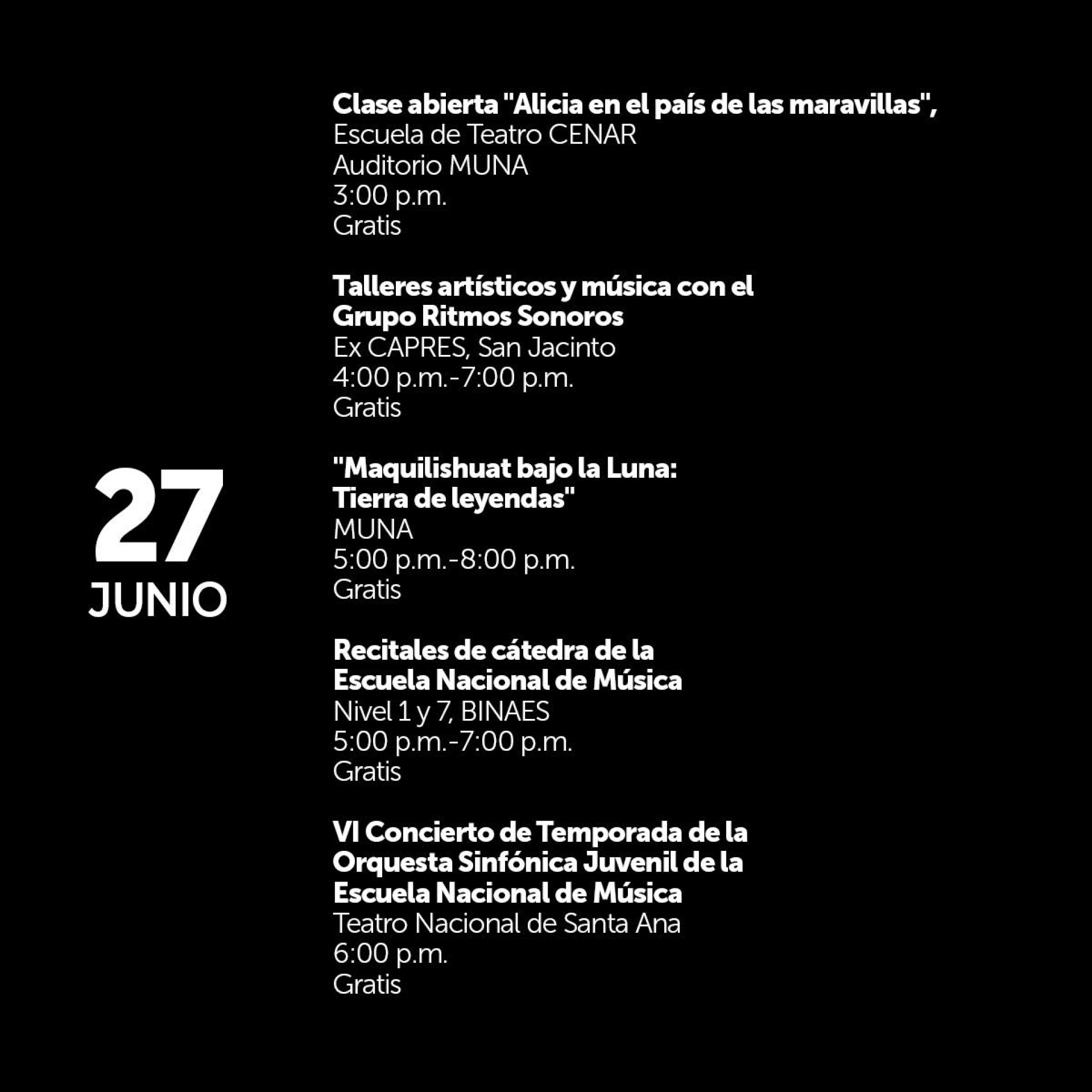 Agenda Cultural