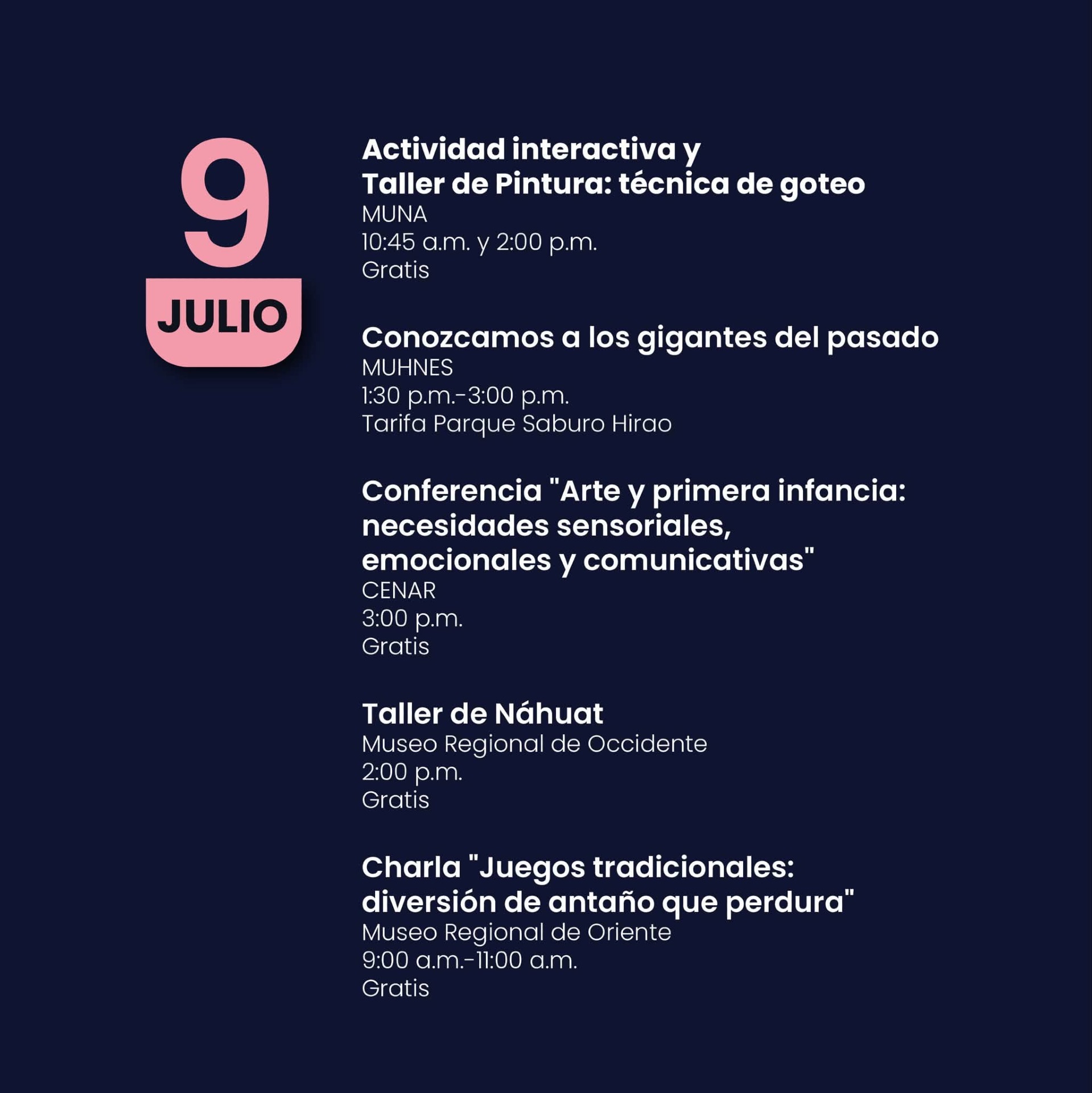 Agenda Cultural de El Salvador