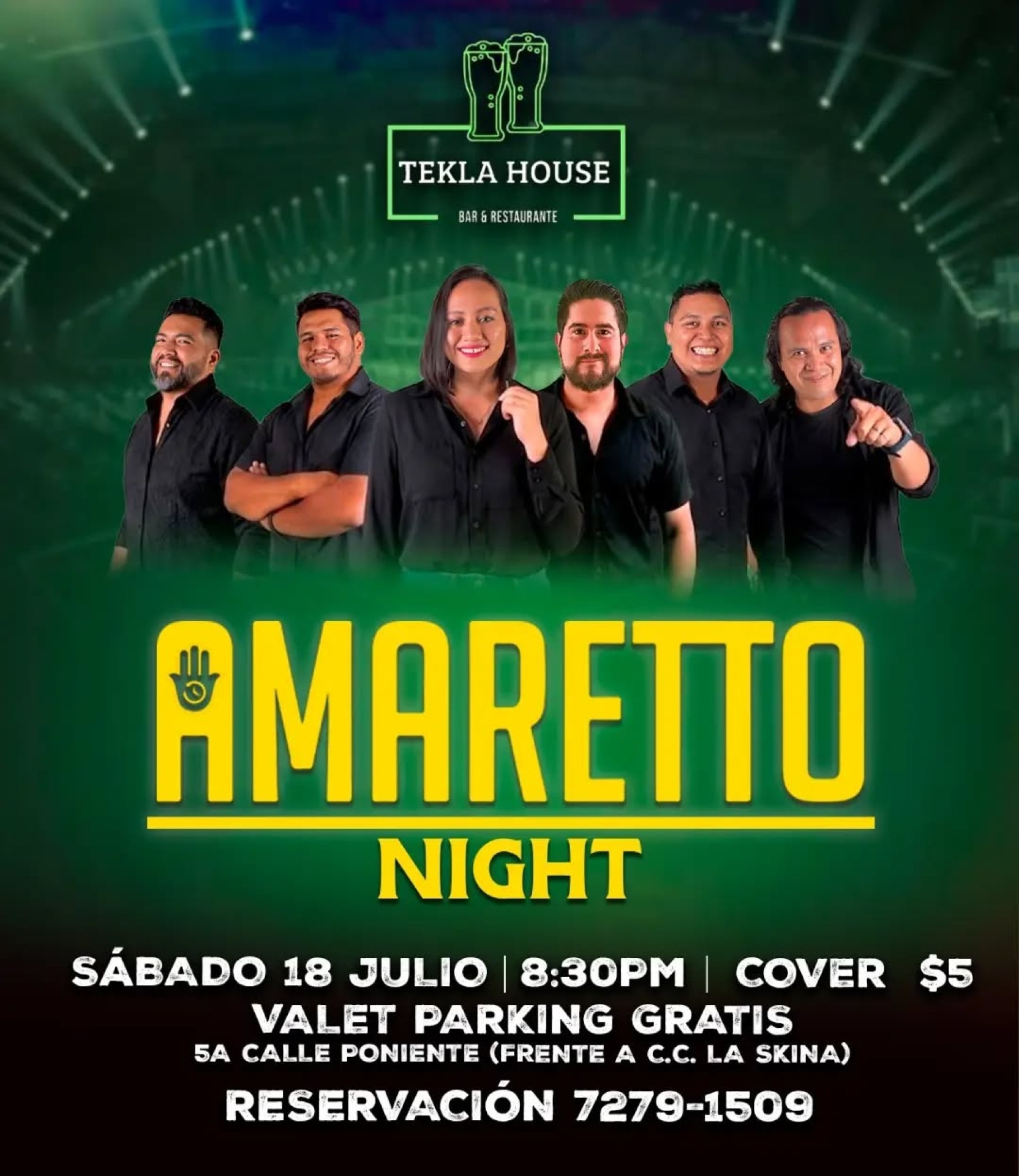 AMARETTO NIGHT EN TEKLA HOUSE