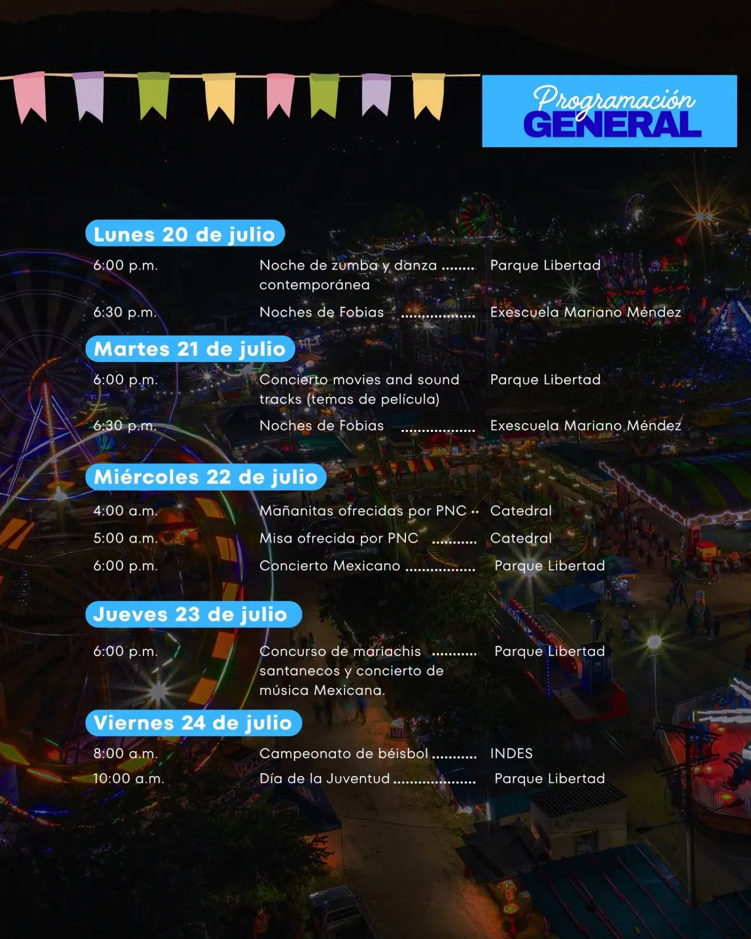 Fiestas Julianas 2026