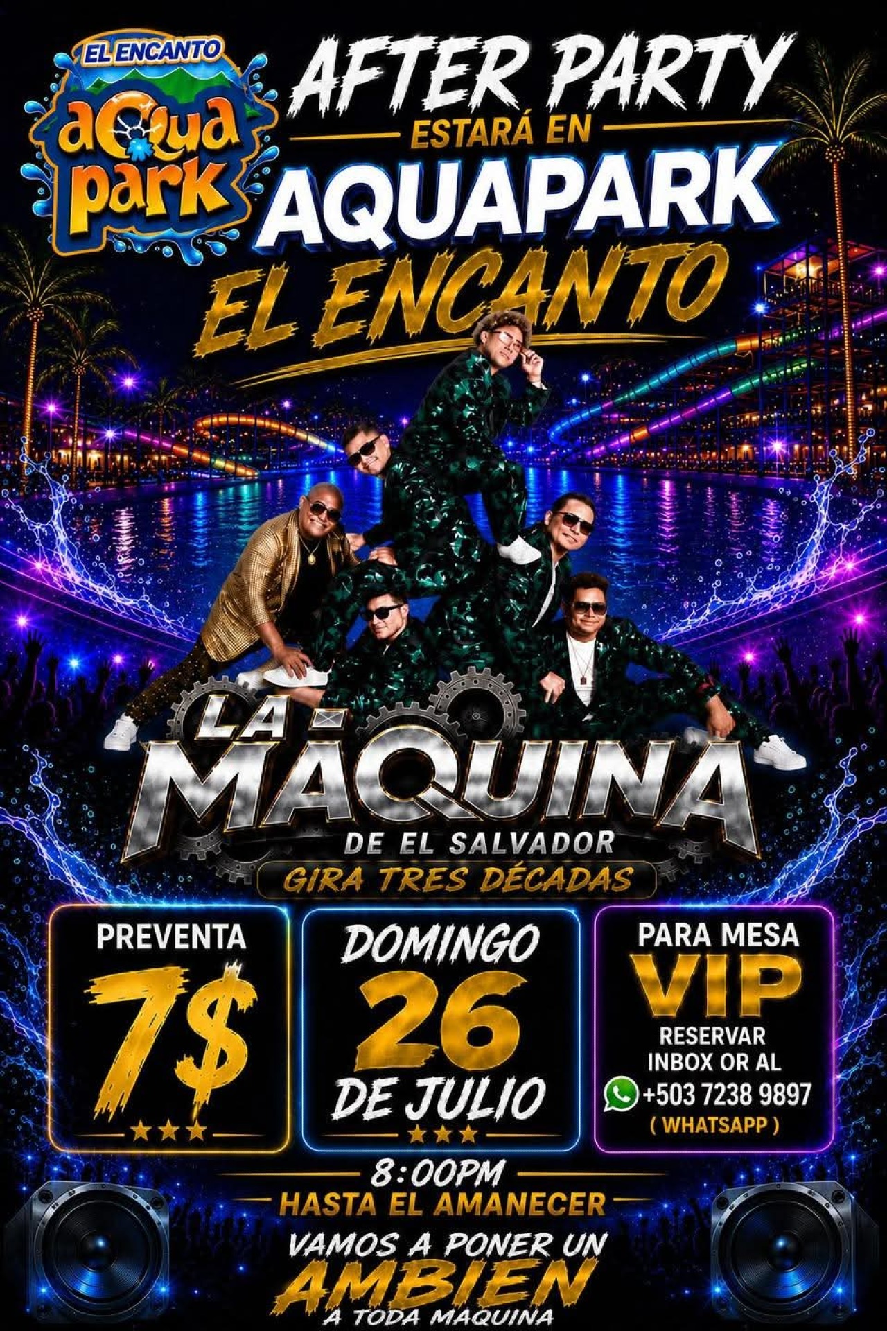 After Party con La Máquina de El Salvador
