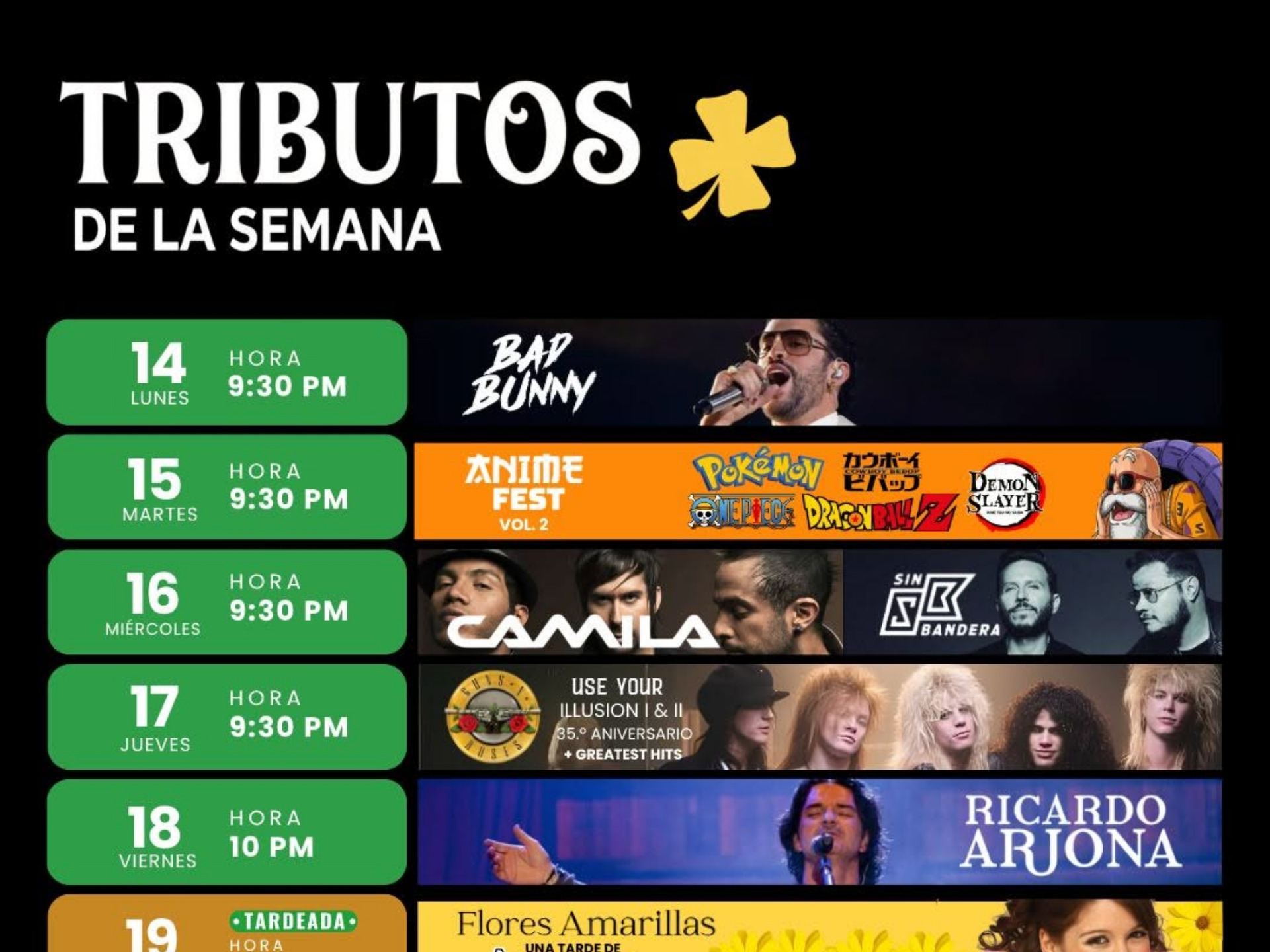 Republik Bar - Los mejores Tributos musicales !!