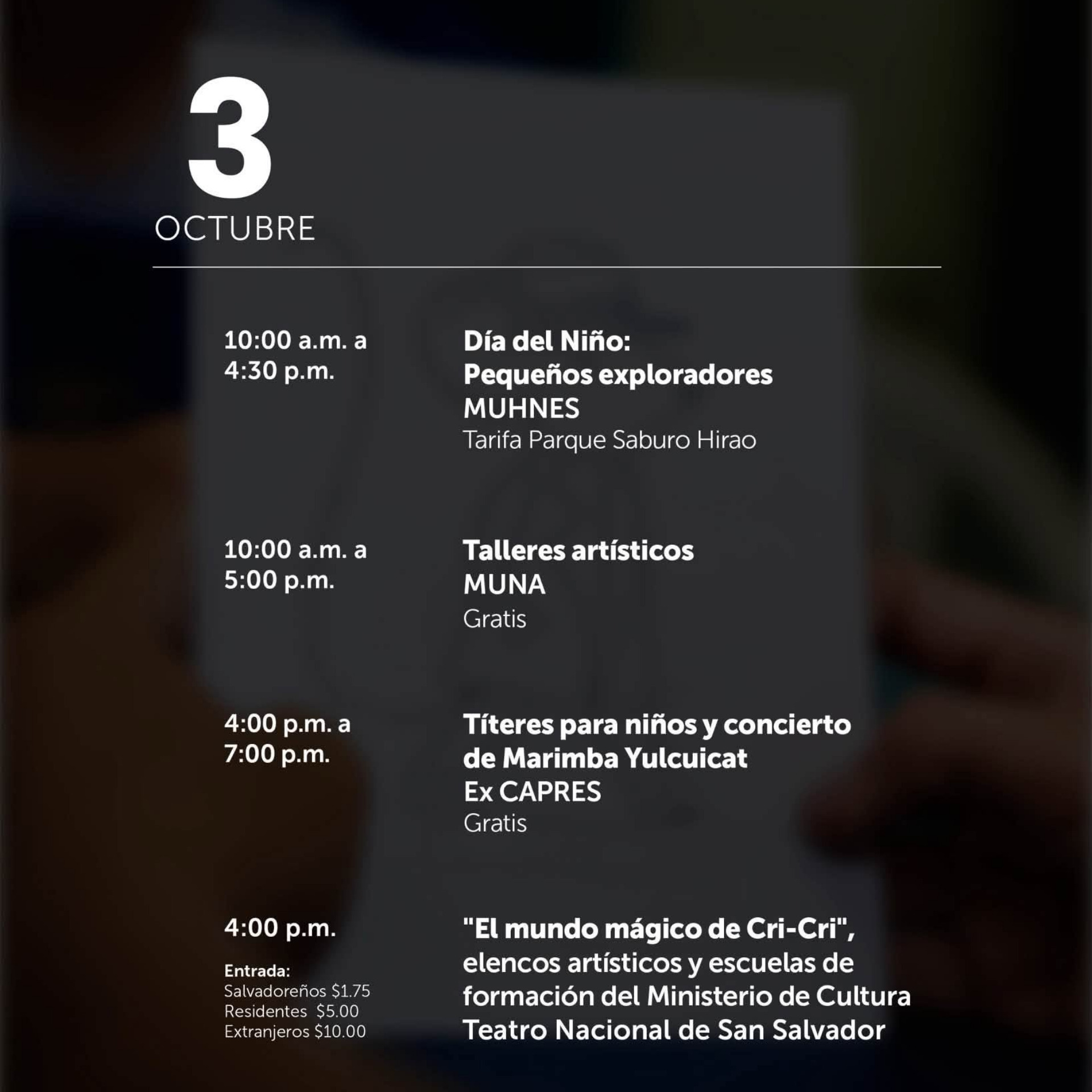 Agenda Cultural