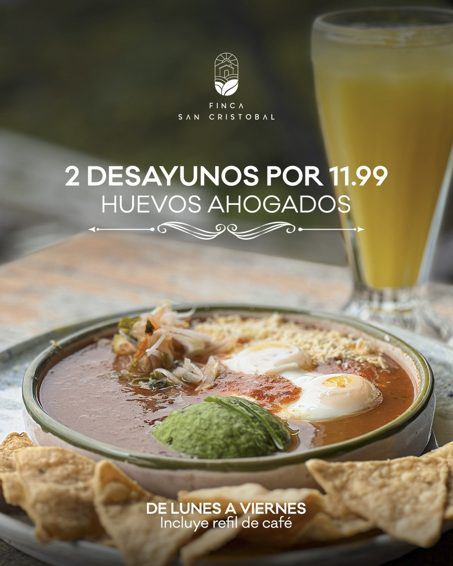Desayuno 2X11.99