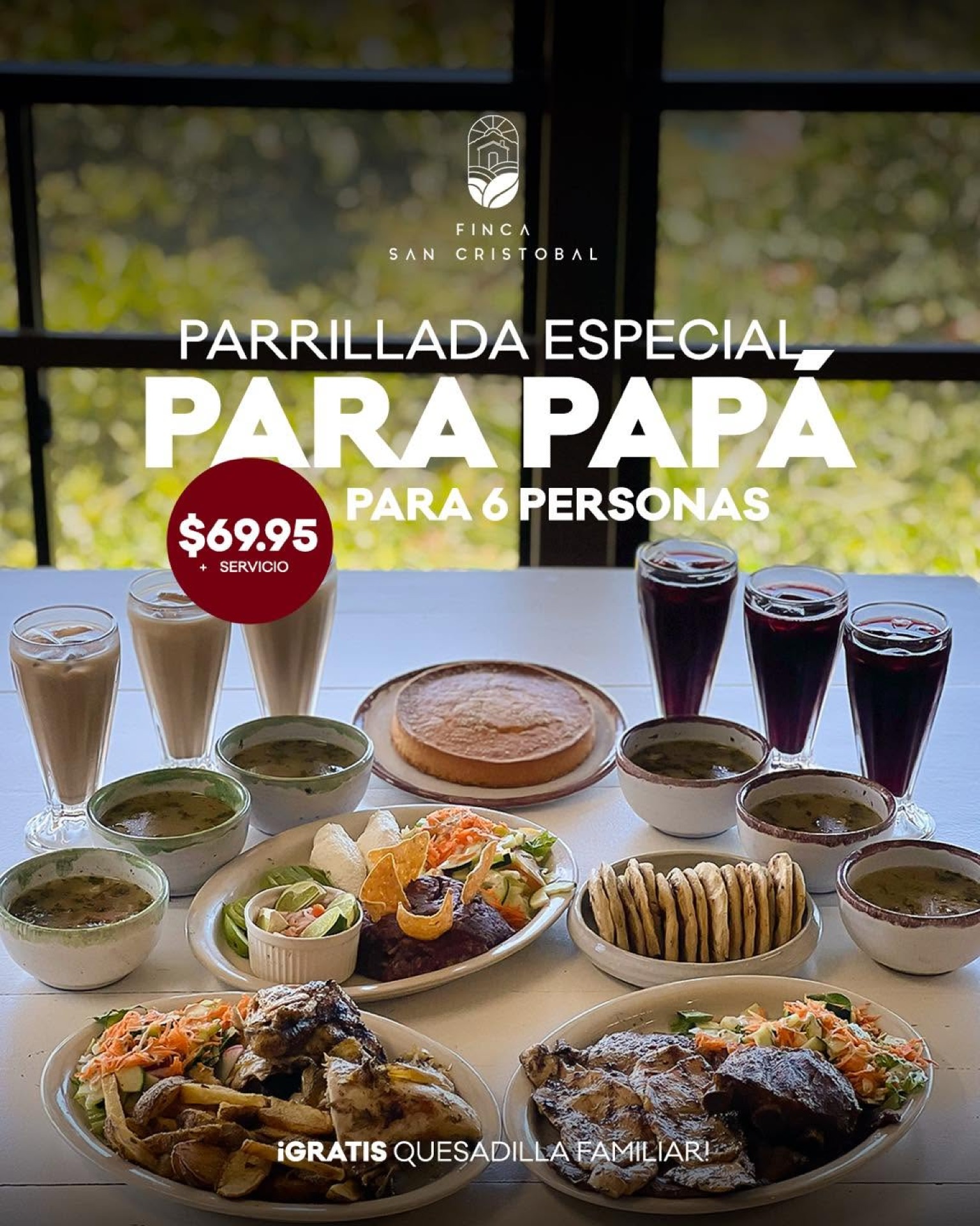 Papá se merece un banquete de verdad.