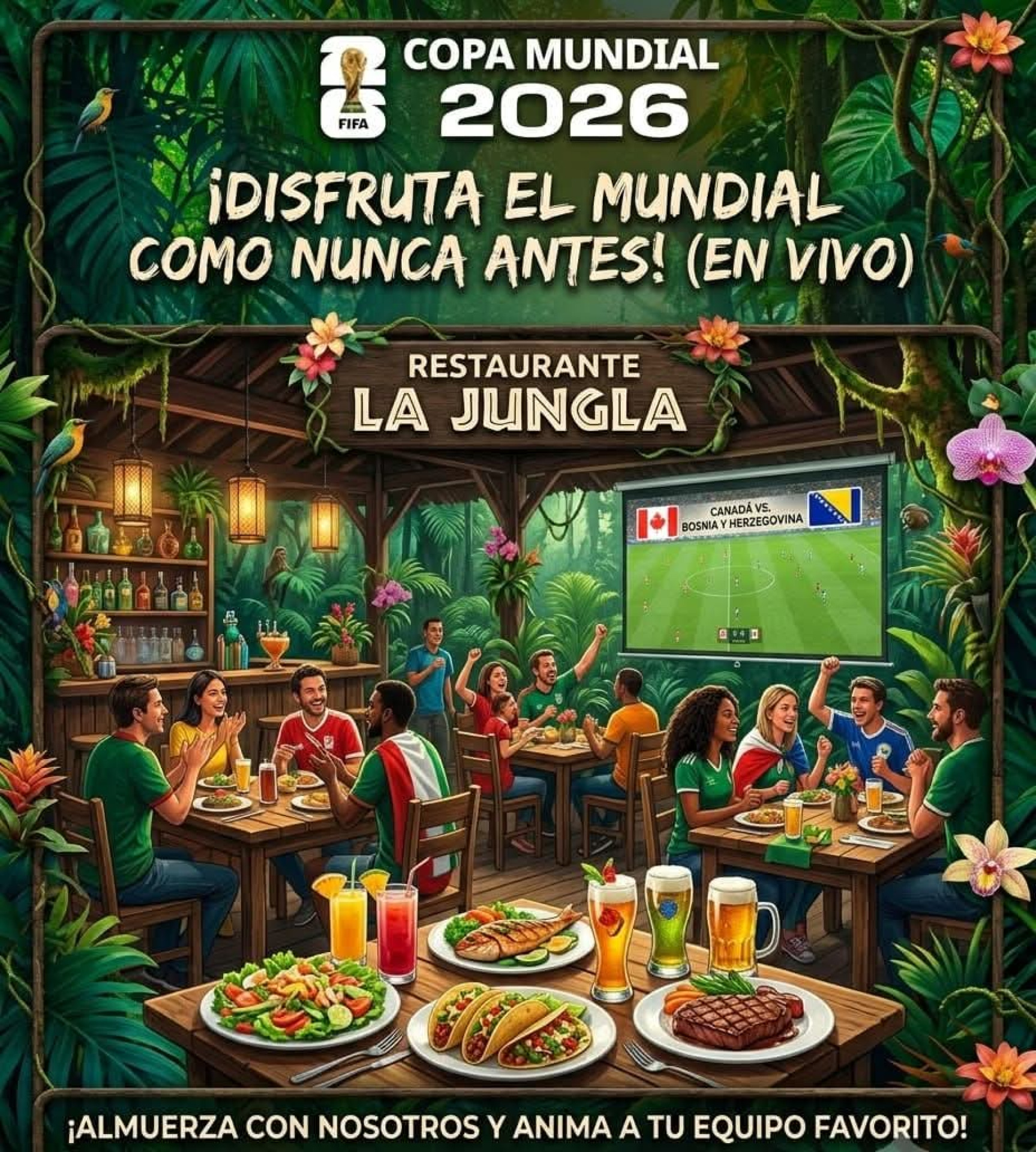 Disfruta el Mundial en Ataco!!*