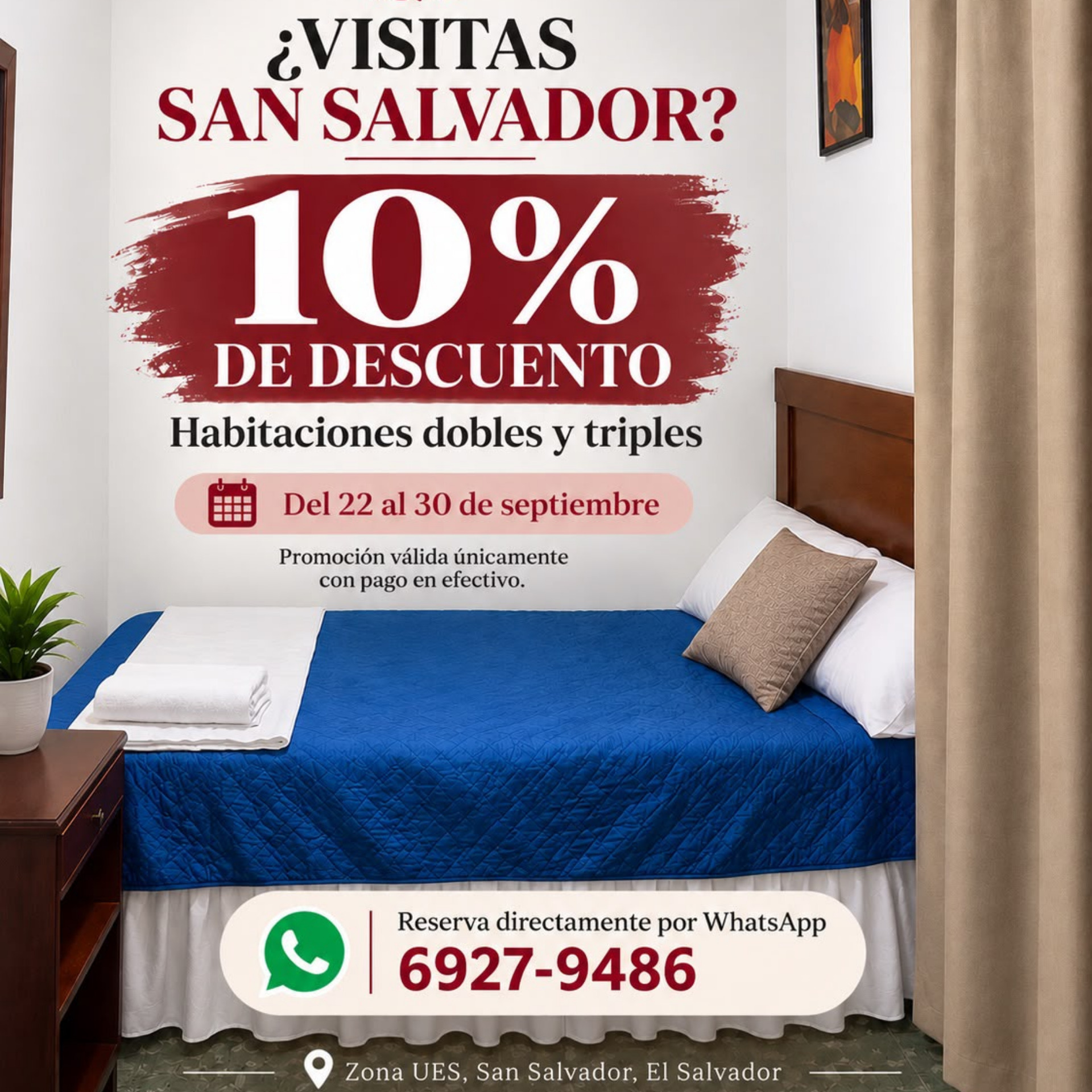 10% Descuento  Alojamiento!!