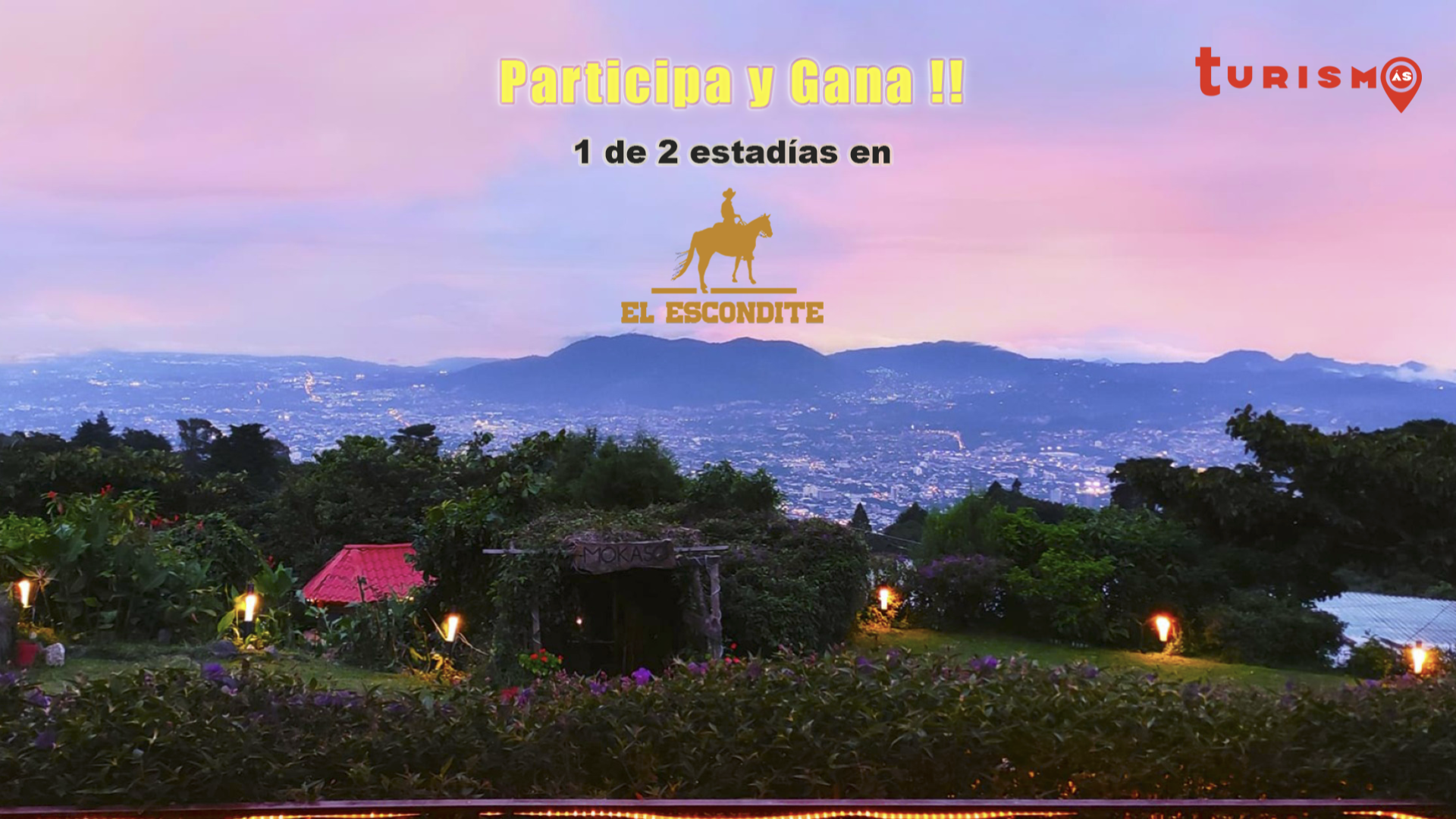 Gana 1 estadía en Hotel y Restaurante El Escondite, El Boquerón!!